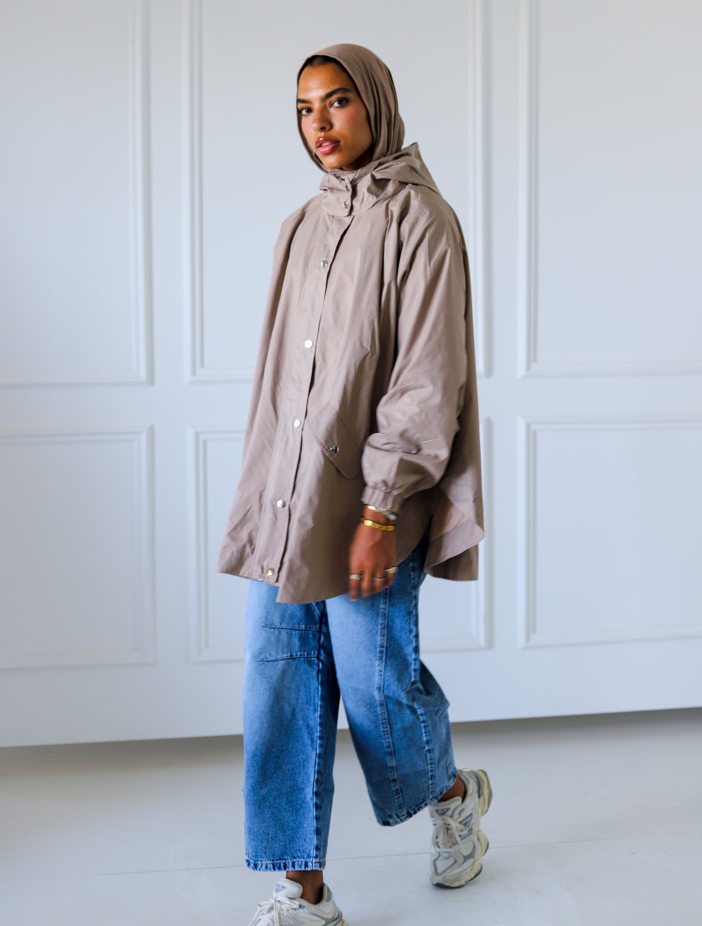 Wingo Waterproof Jacket — Beige