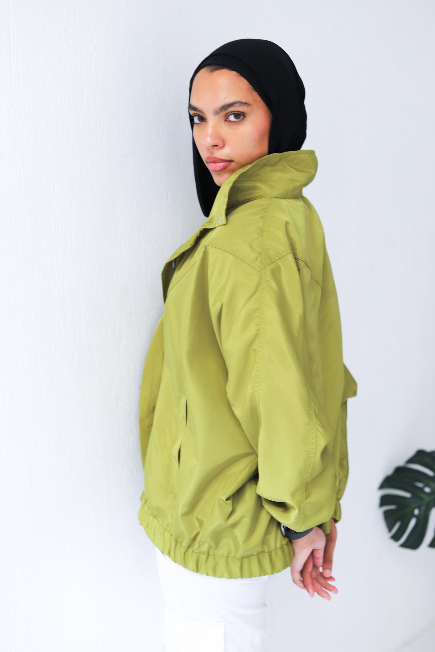 Huggie Waterproof Jacket – Lime