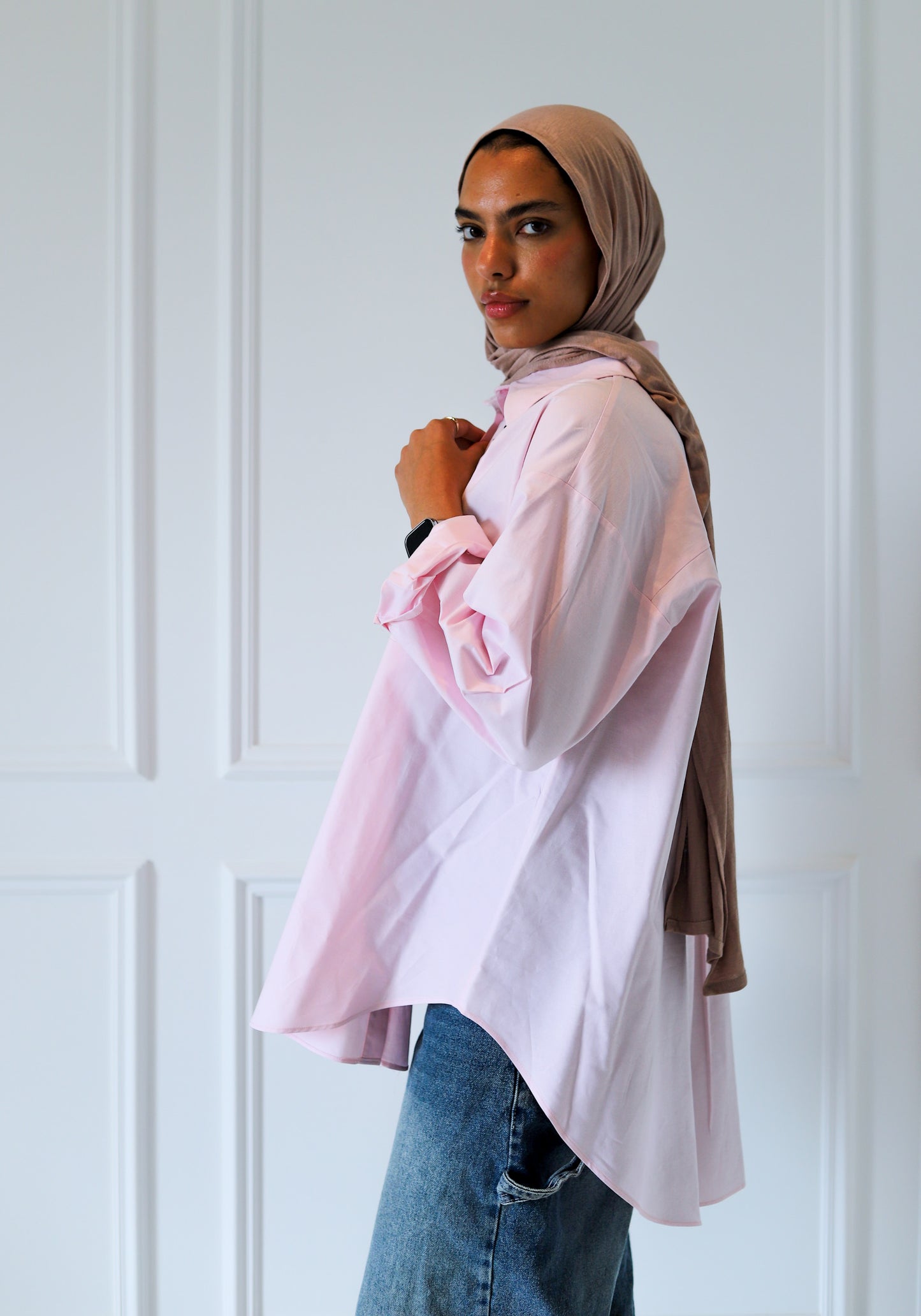 Basically Basic Shirt — Baby Pink