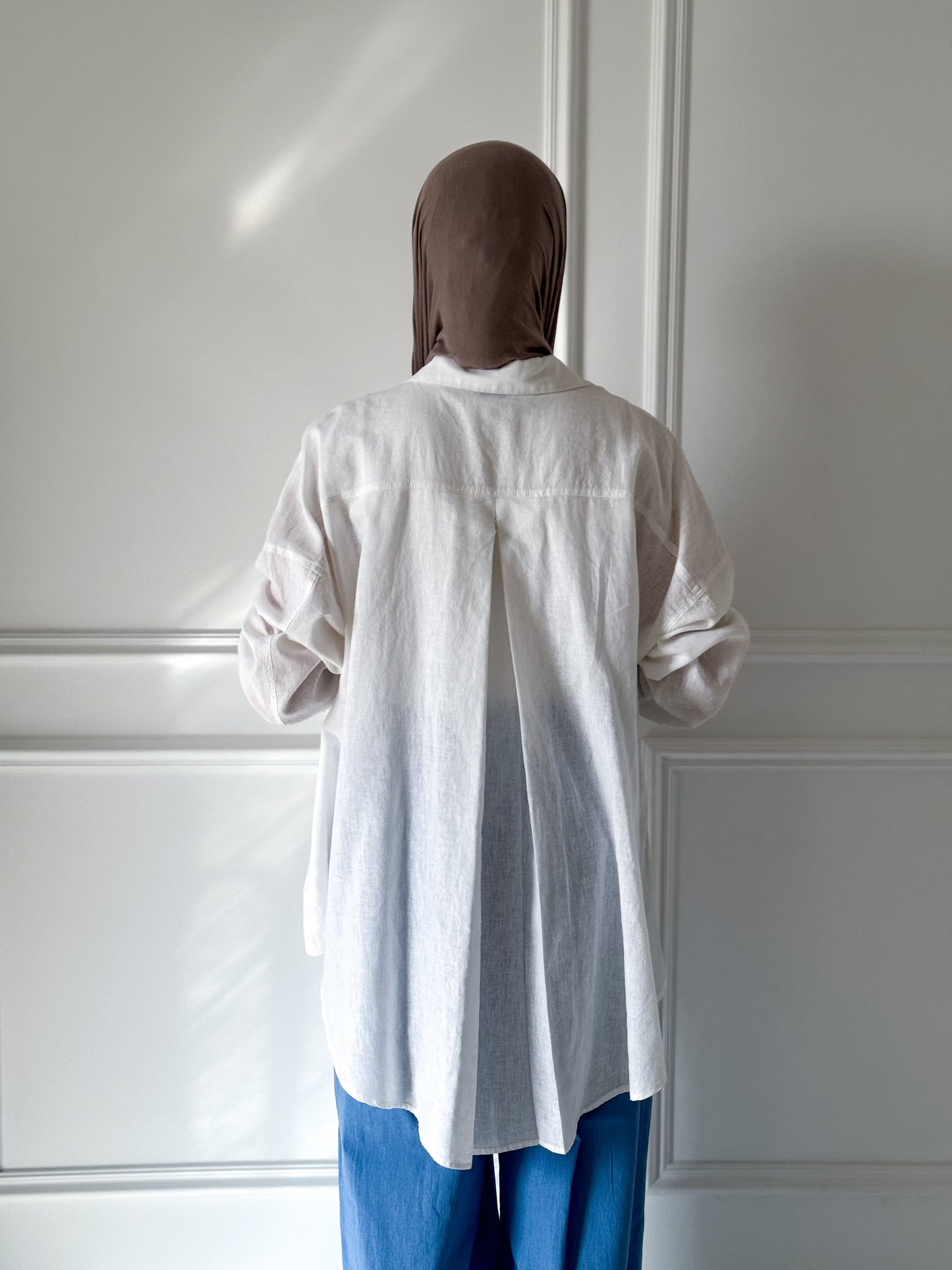 Sufeya Linen Shirt — Offwhite