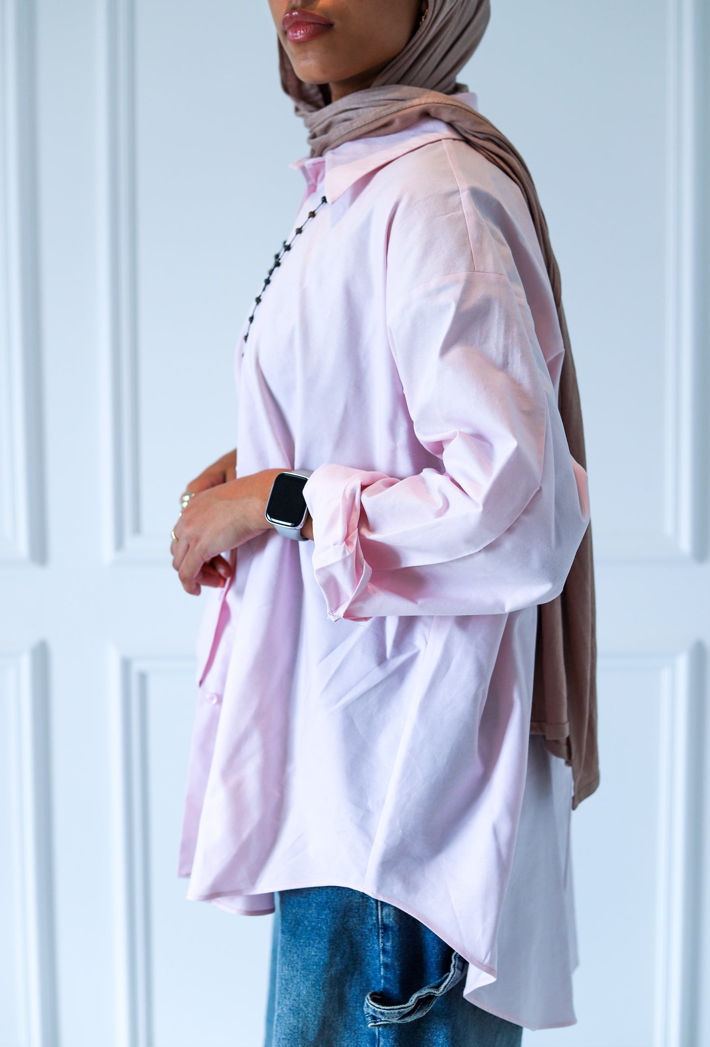 Basically Basic Shirt — Baby Pink