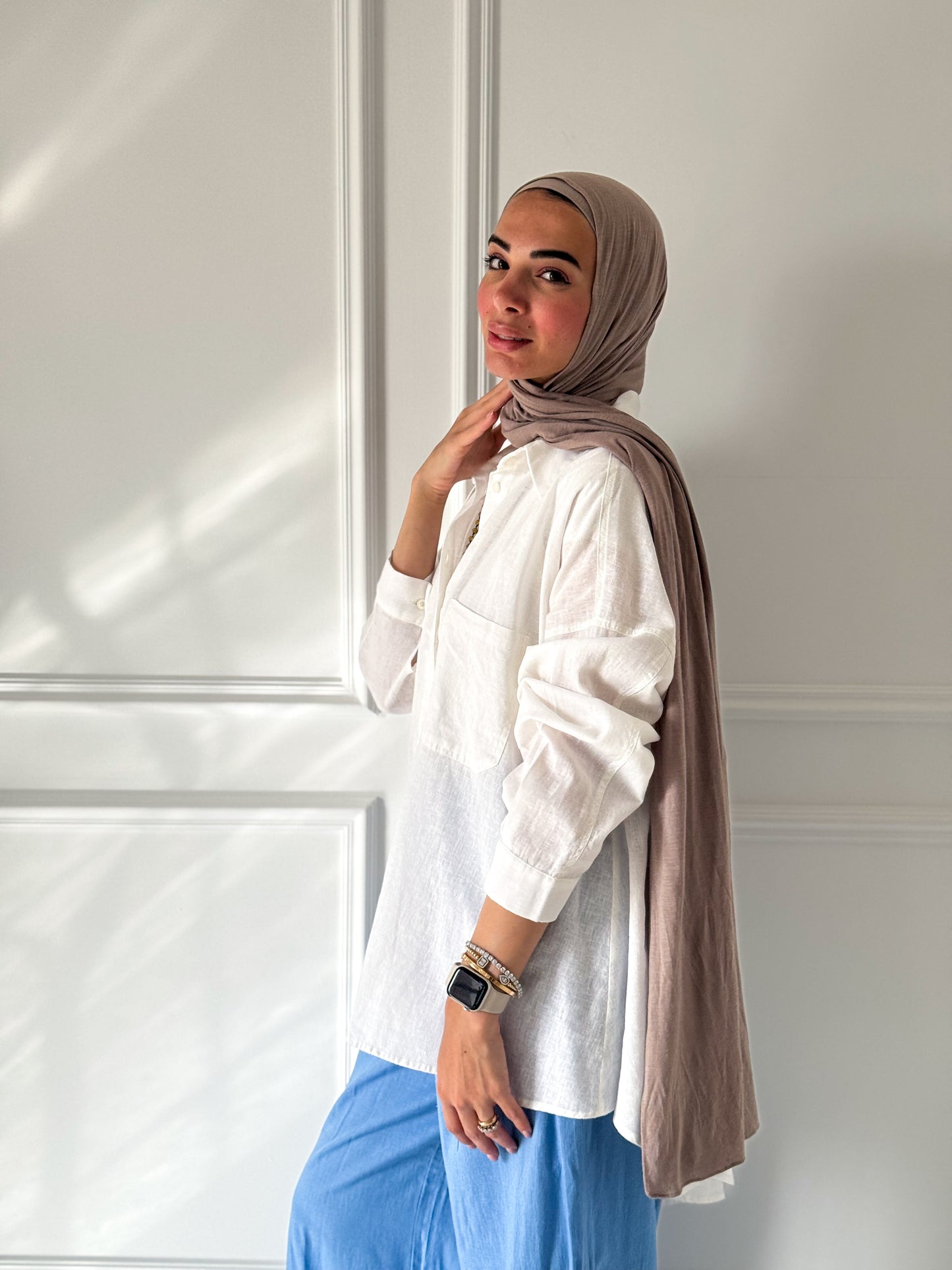 Sufeya Linen Shirt — Offwhite