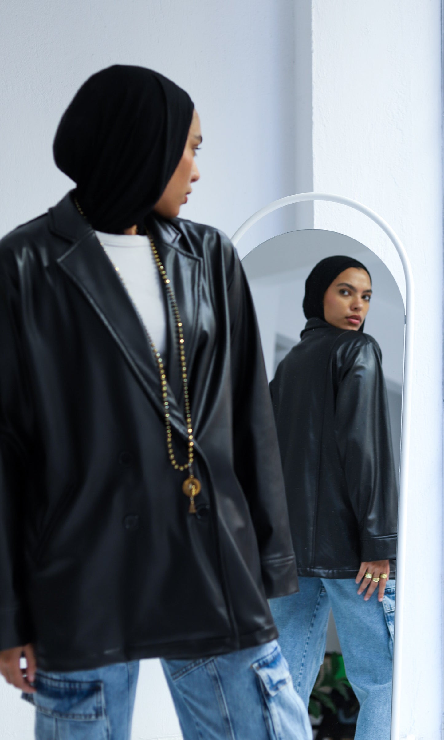 Joker Leather Blazer