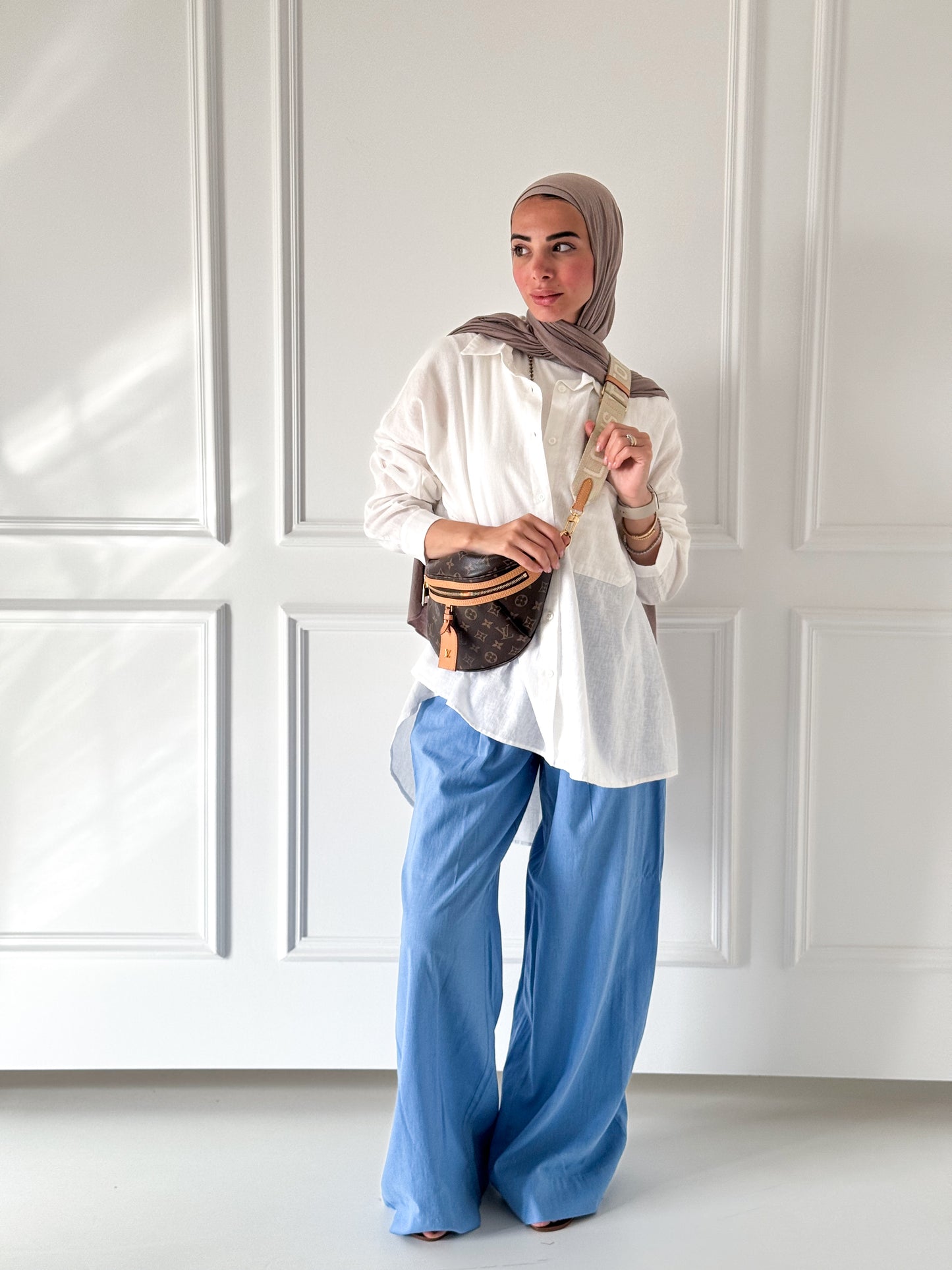 Sufeya Linen Shirt — Offwhite