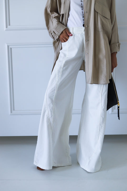 Zendaya Extra Wide Pants — OffWhite