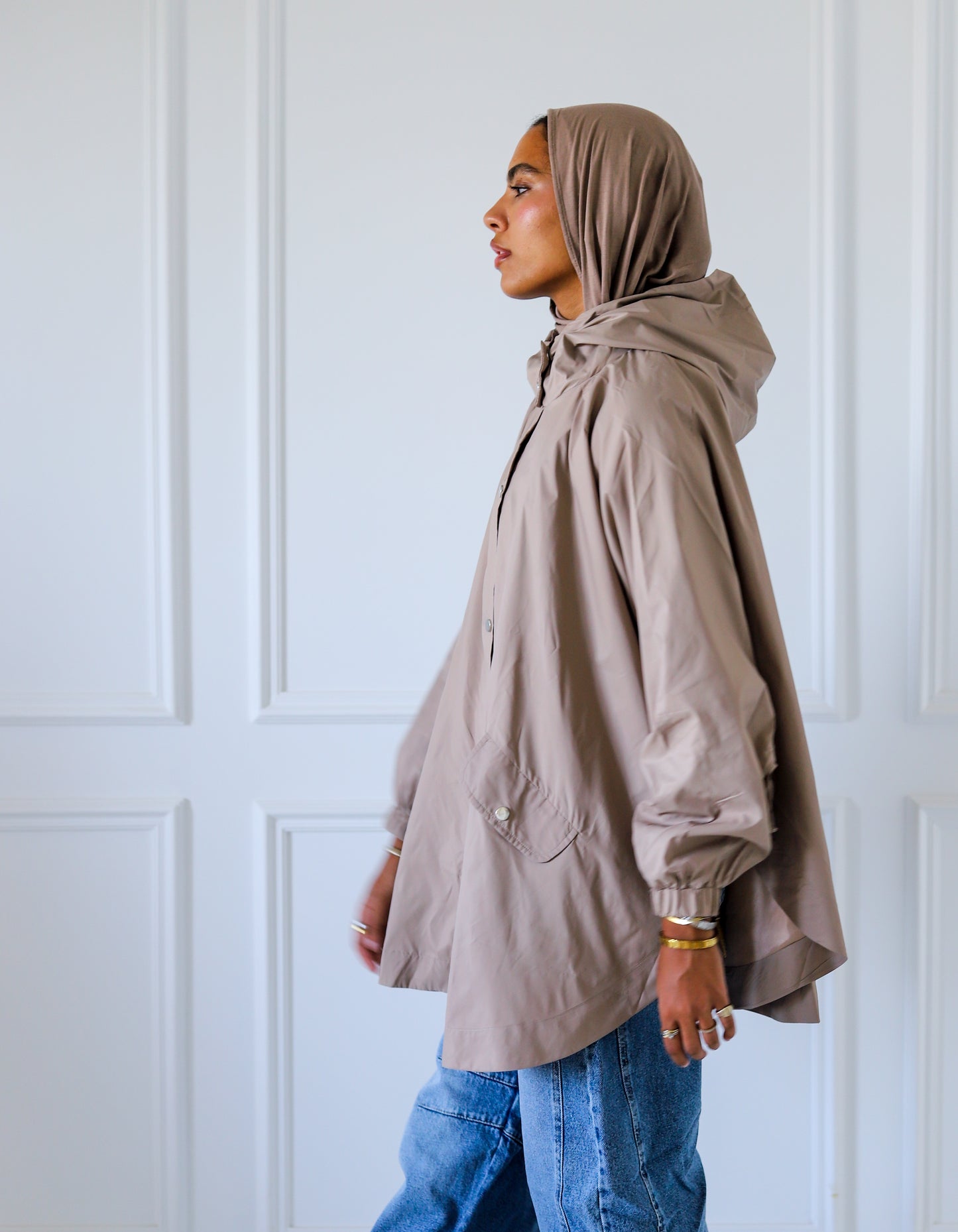 Wingo Waterproof Jacket — Beige