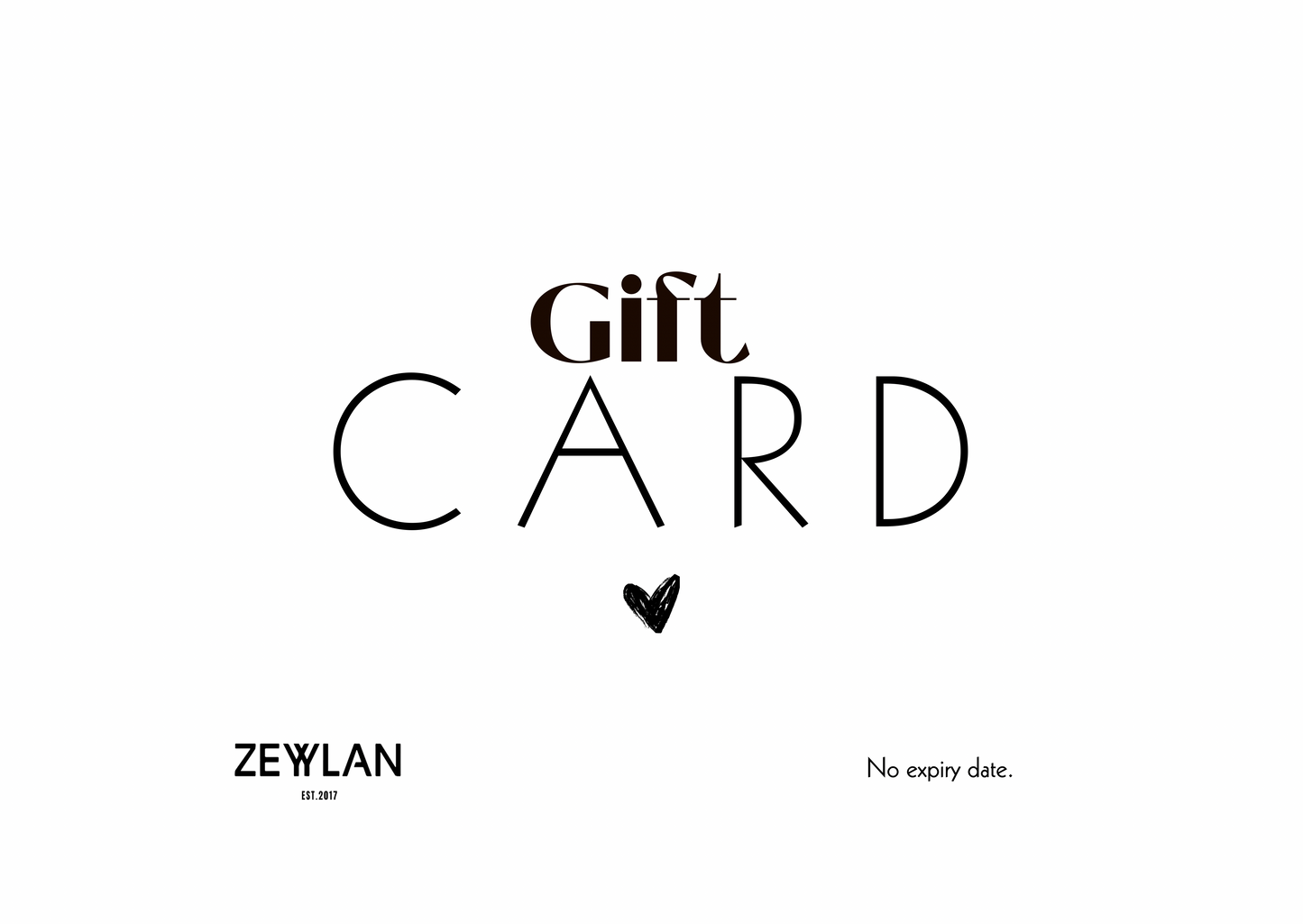 Zeyylan’s Gift Card