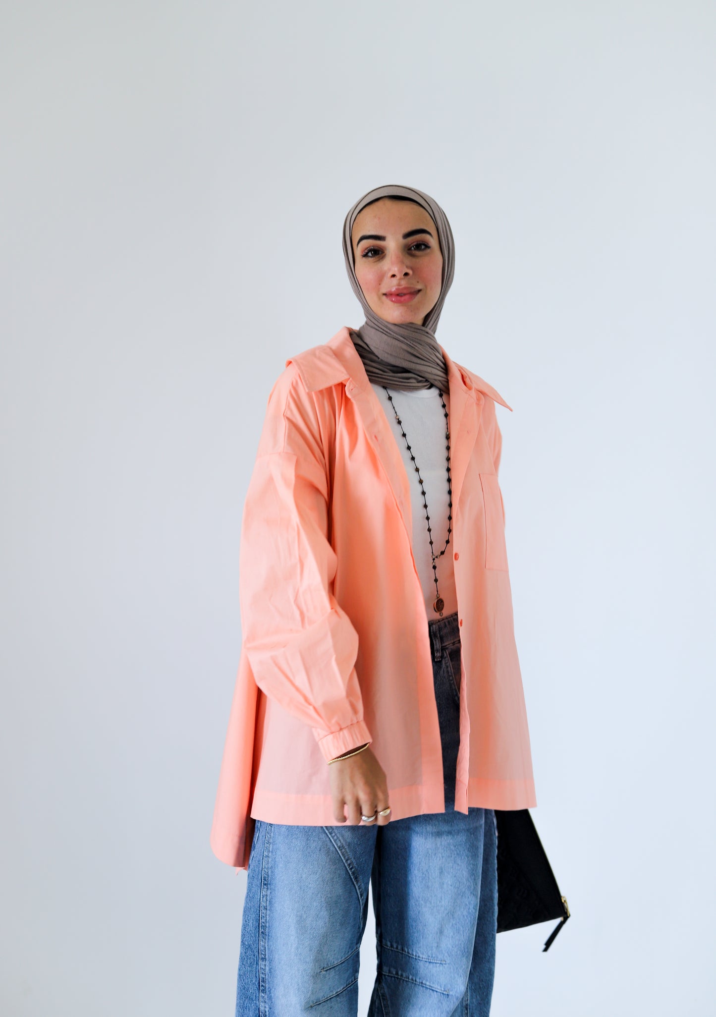 Wiggly Shirt — Salmon Pink