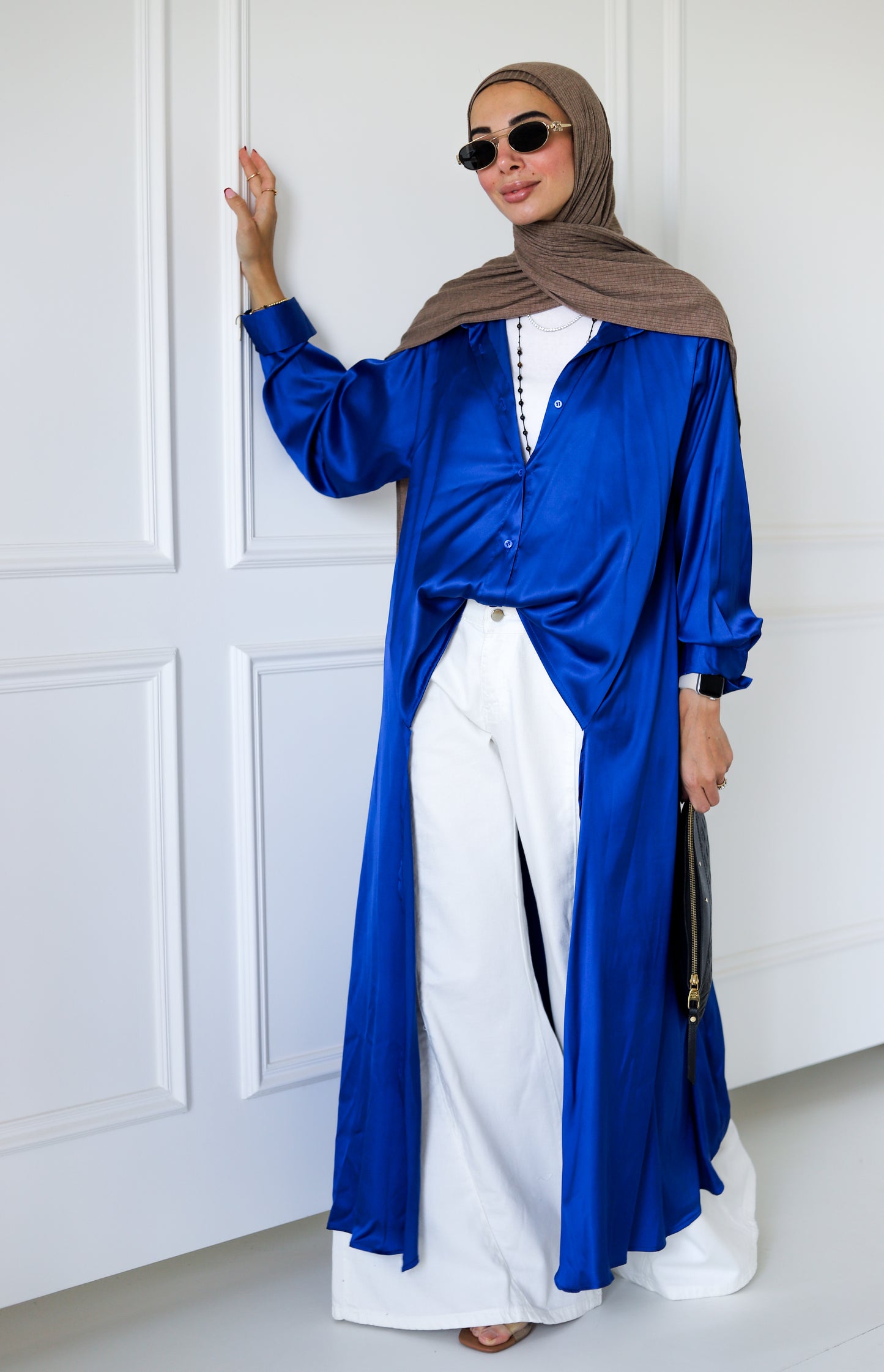 Asymmetric Shirt — Royal Blue