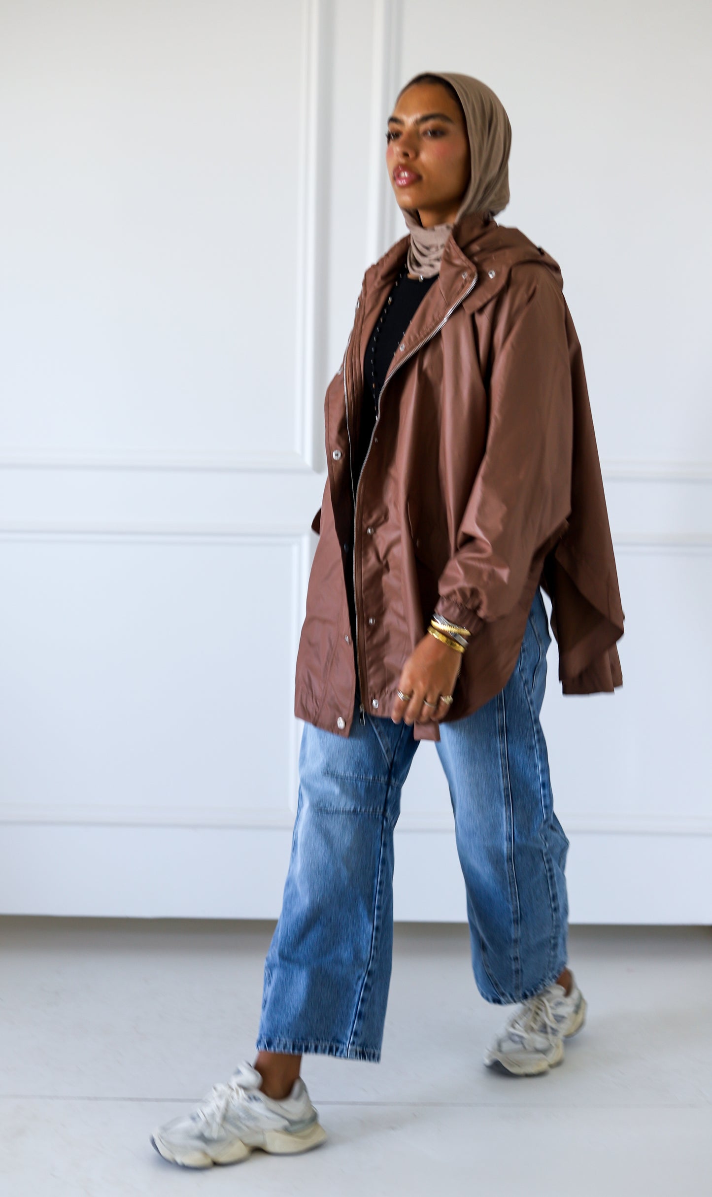 Wingo Waterproof Jacket — Brown