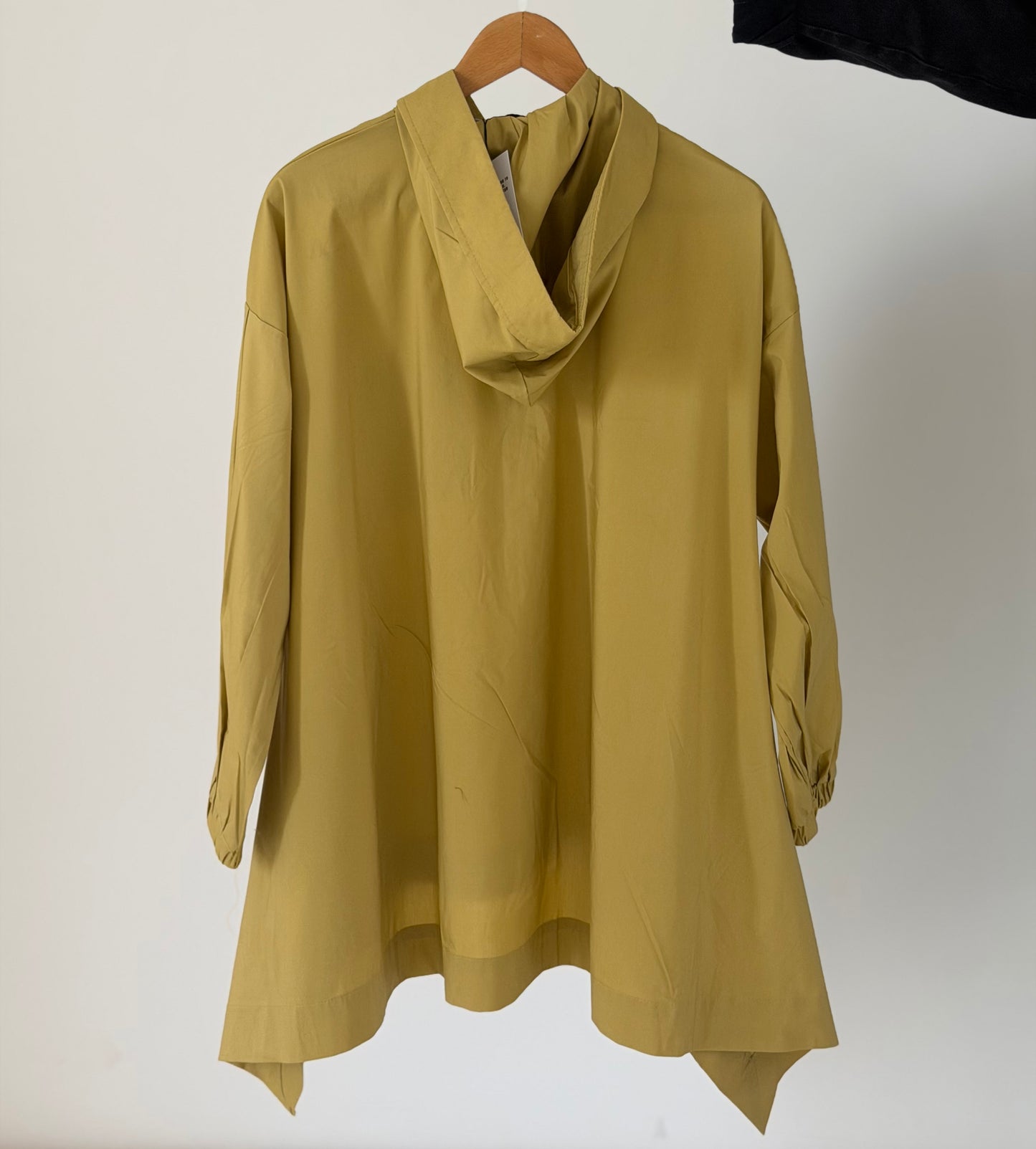 Wiggly Poplin Shirt — Mustard Yellow