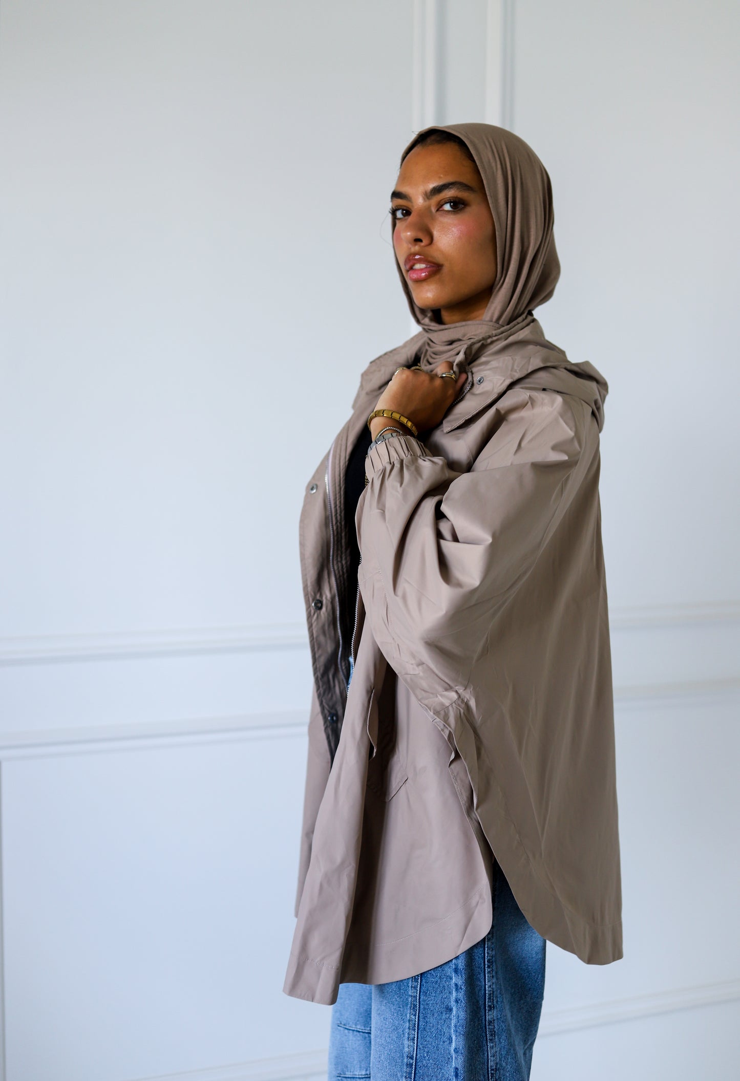 Wingo Waterproof Jacket — Beige