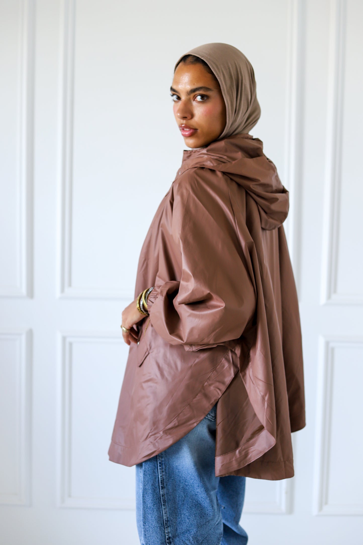 Wingo Waterproof Jacket — Brown