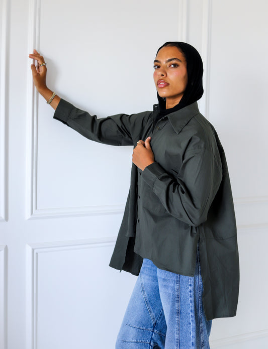 Unicorn Shirt — Dark Olive