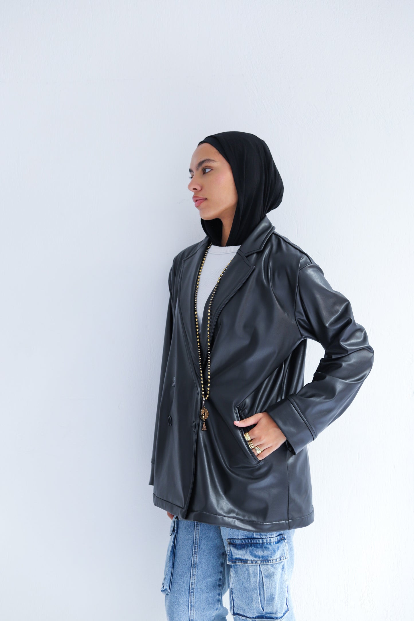 Joker Leather Blazer