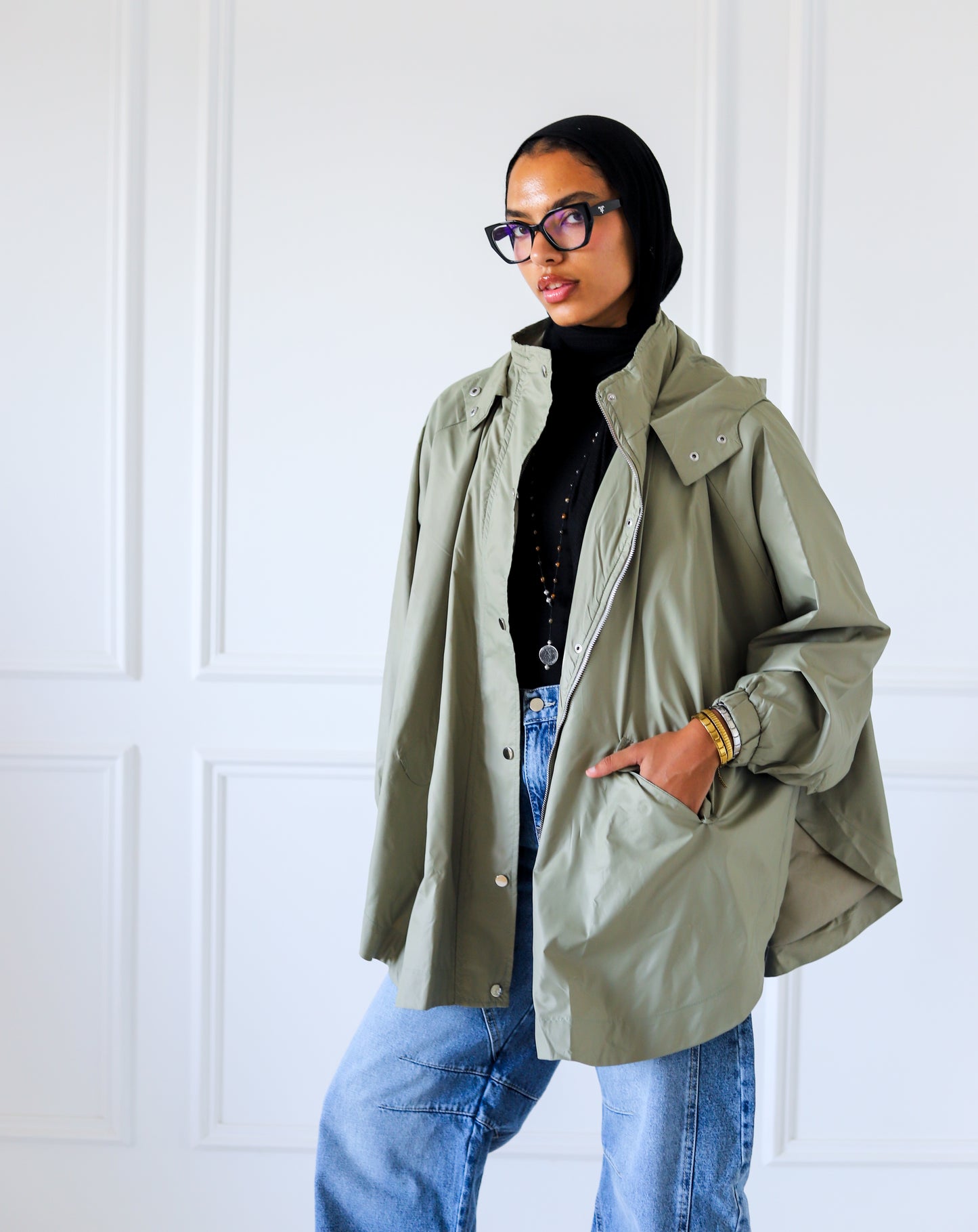 Wingo Waterproof Jacket — Olive