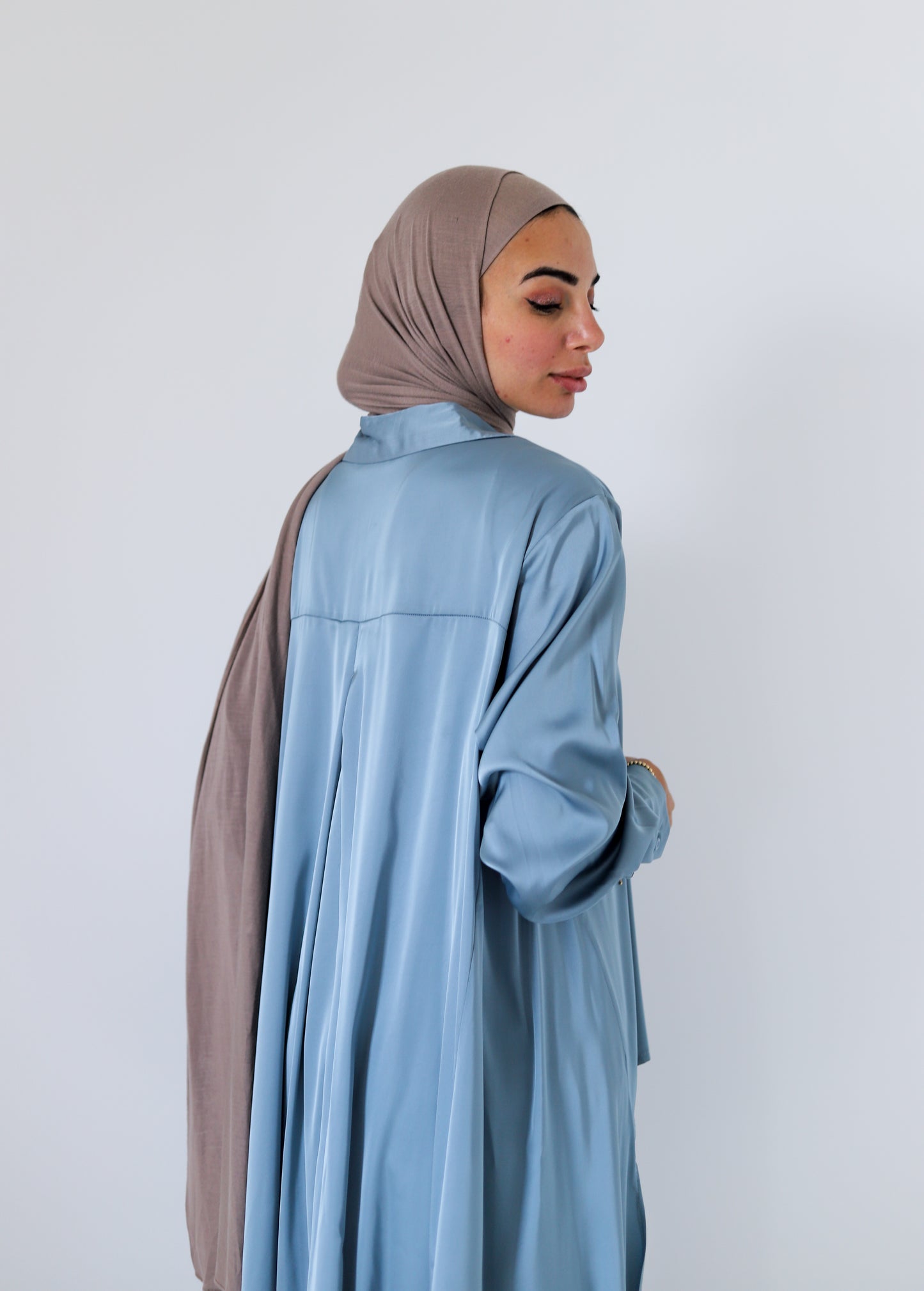 Asymmetric Shirt — Sky Blue