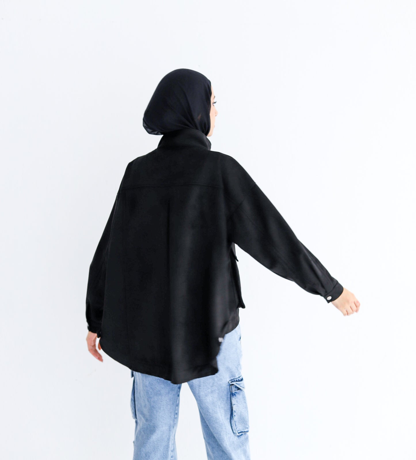 All Around Suede Jacket – Black