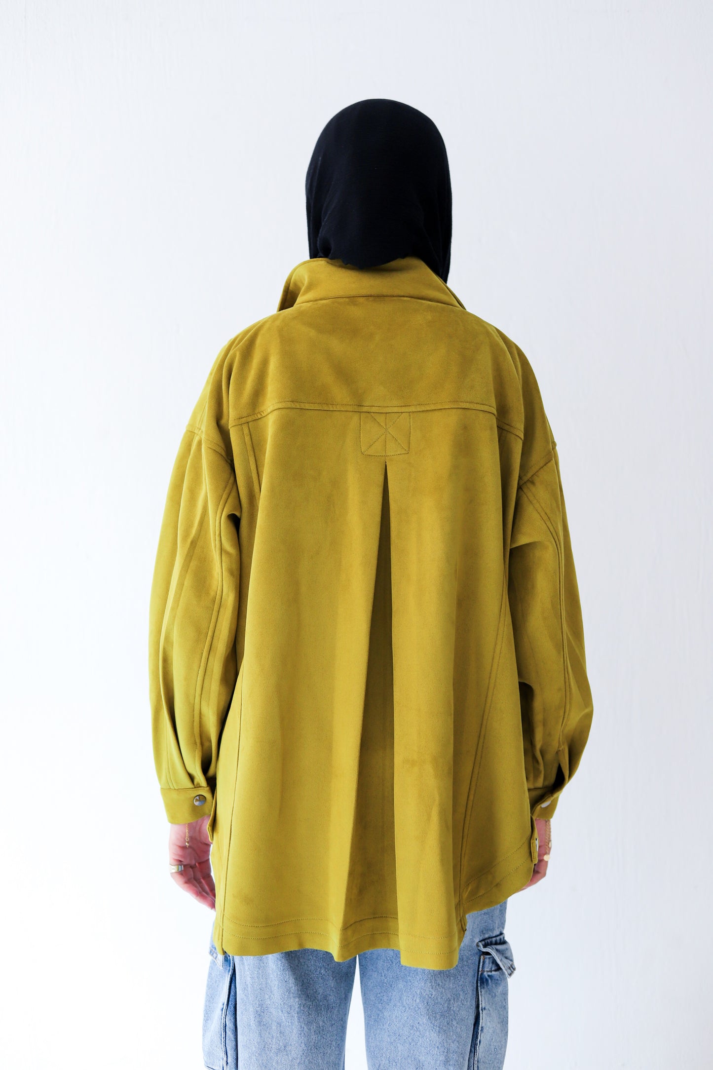 All Around Suede Jacket – Lime