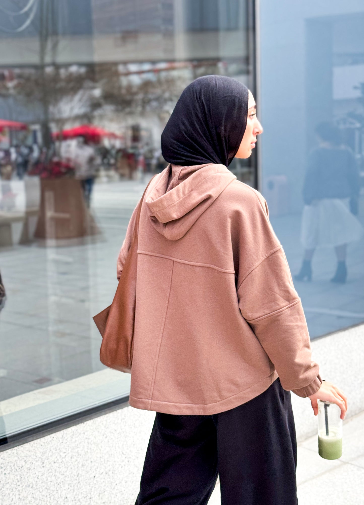 Go Girl Hoodie — Beige