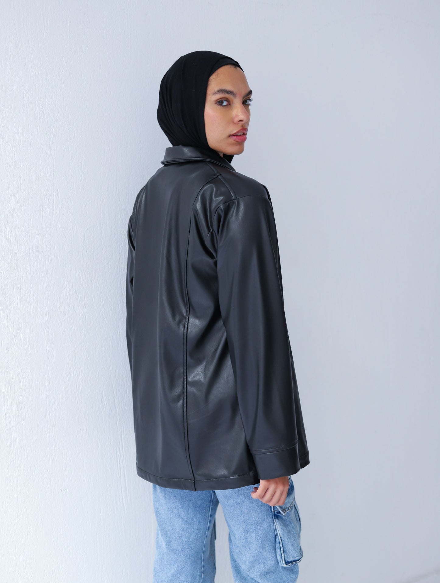 Joker Leather Blazer