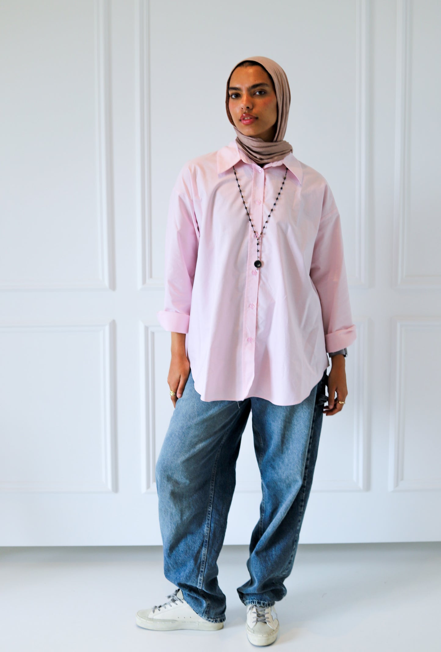 Basically Basic Shirt — Baby Pink