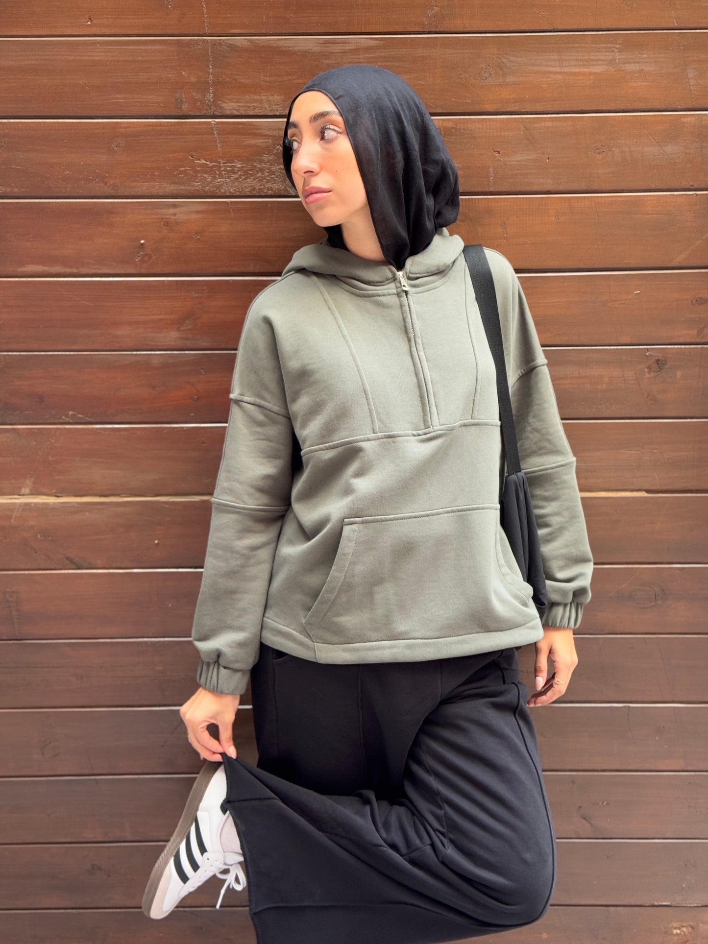 Go Girl Hoodie — Olive