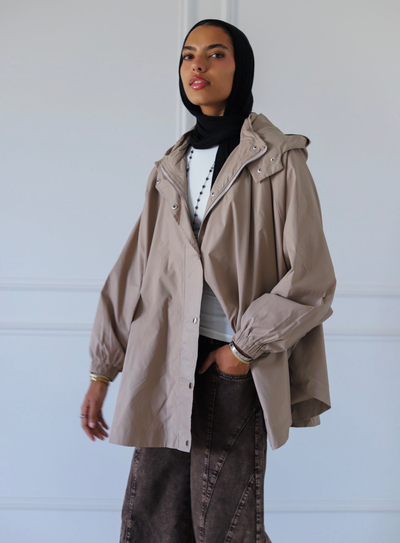 Zendaya Extra Wide Pants — Brown