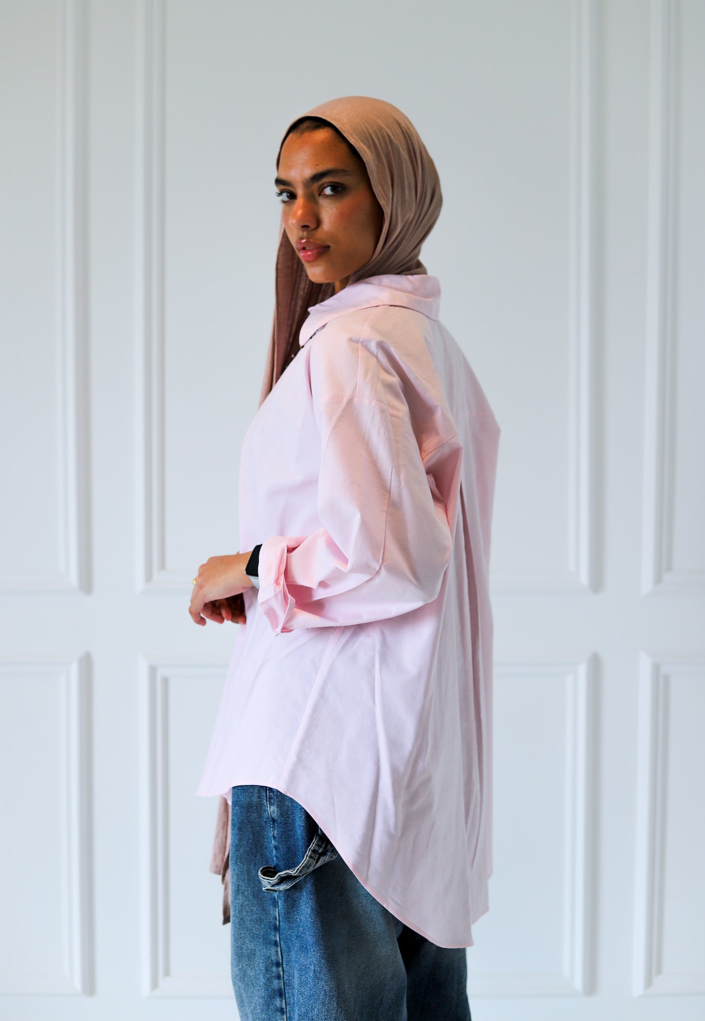 Basically Basic Shirt — Baby Pink