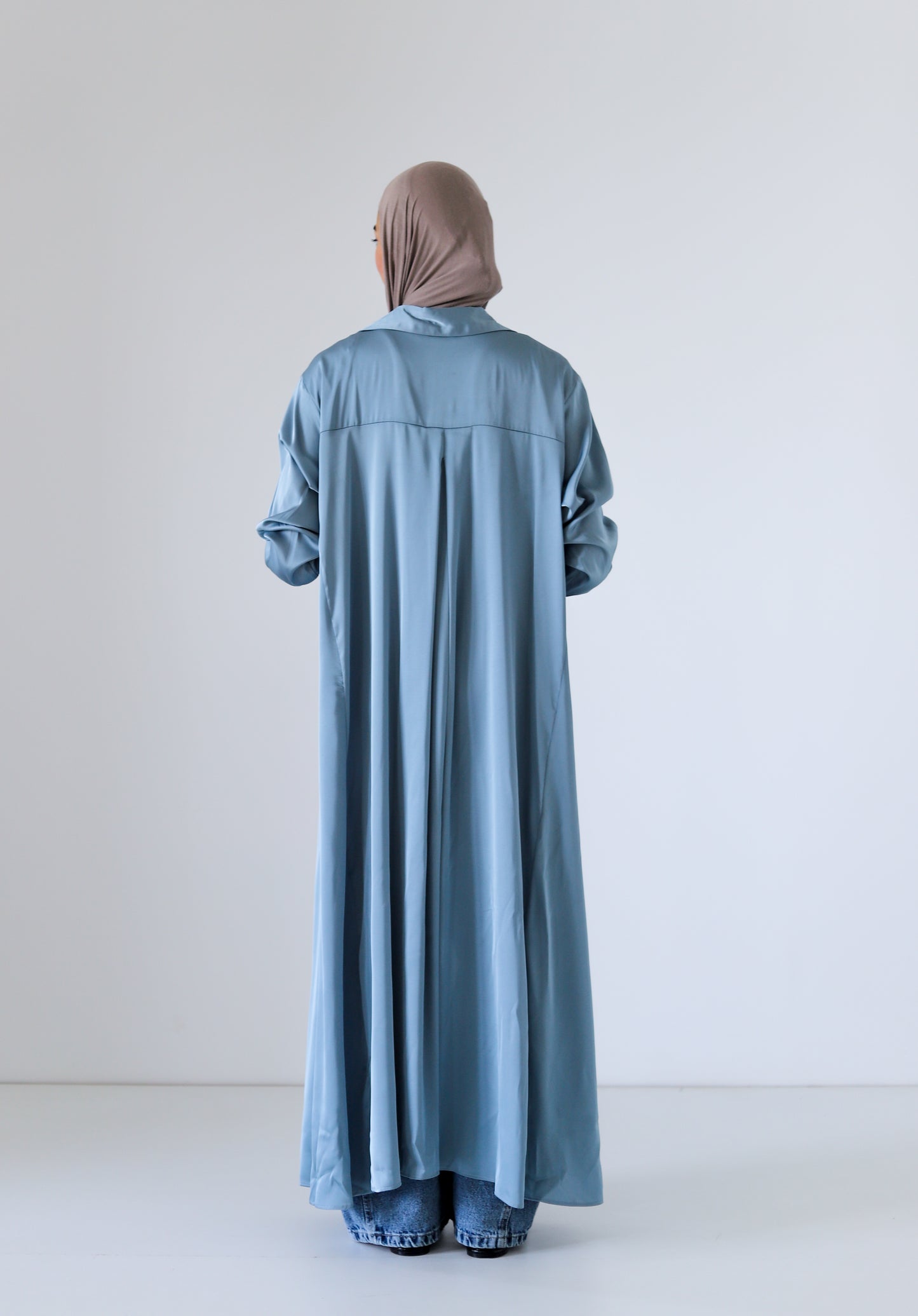 Asymmetric Shirt — Sky Blue