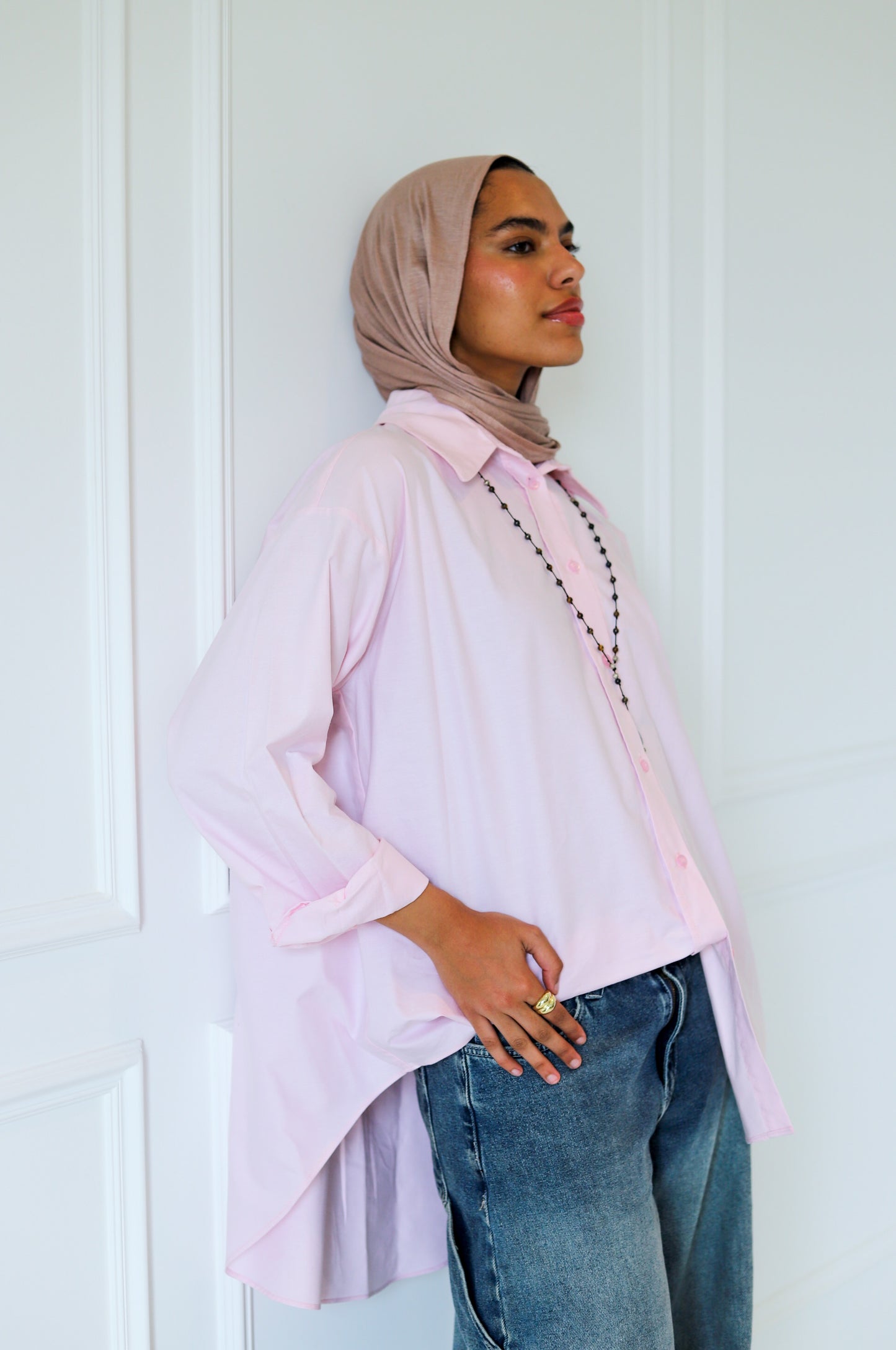 Basically Basic Shirt — Baby Pink