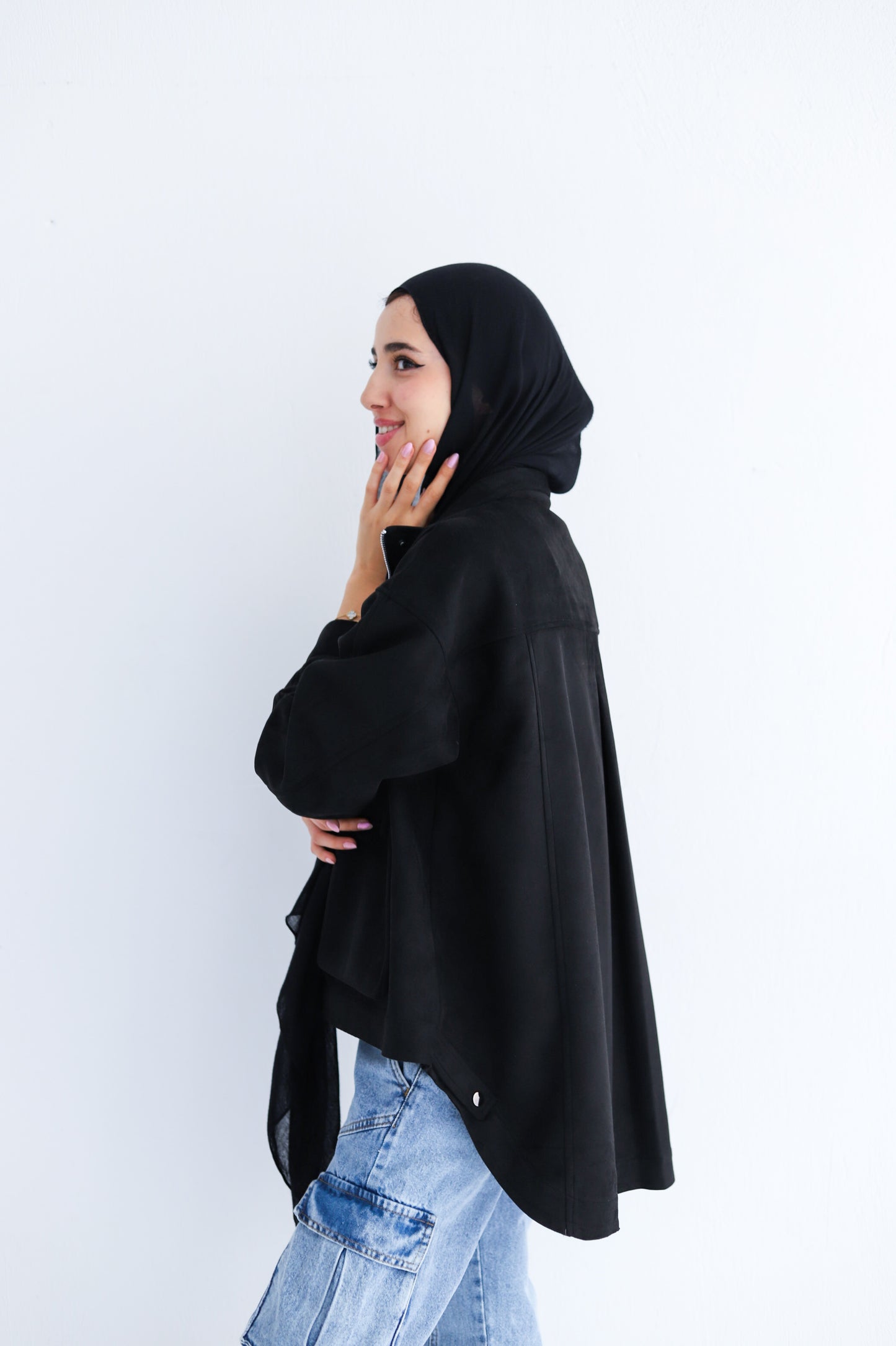 All Around Suede Jacket – Black