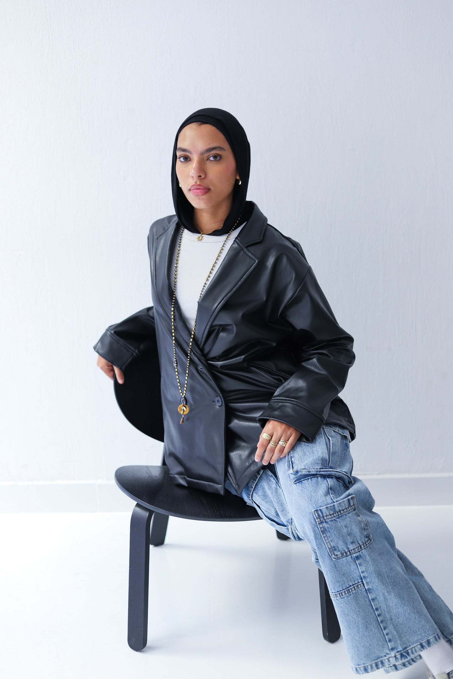 Joker Leather Blazer