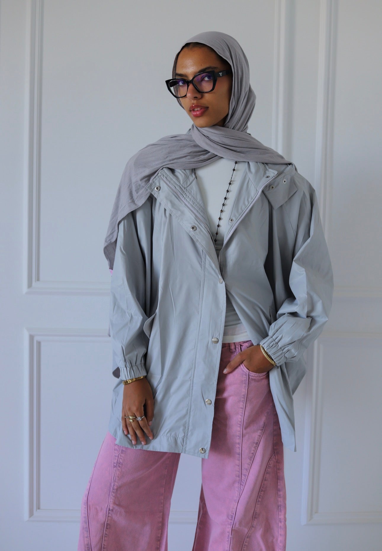 Zendaya Extra Wide Pants — Blush Pink