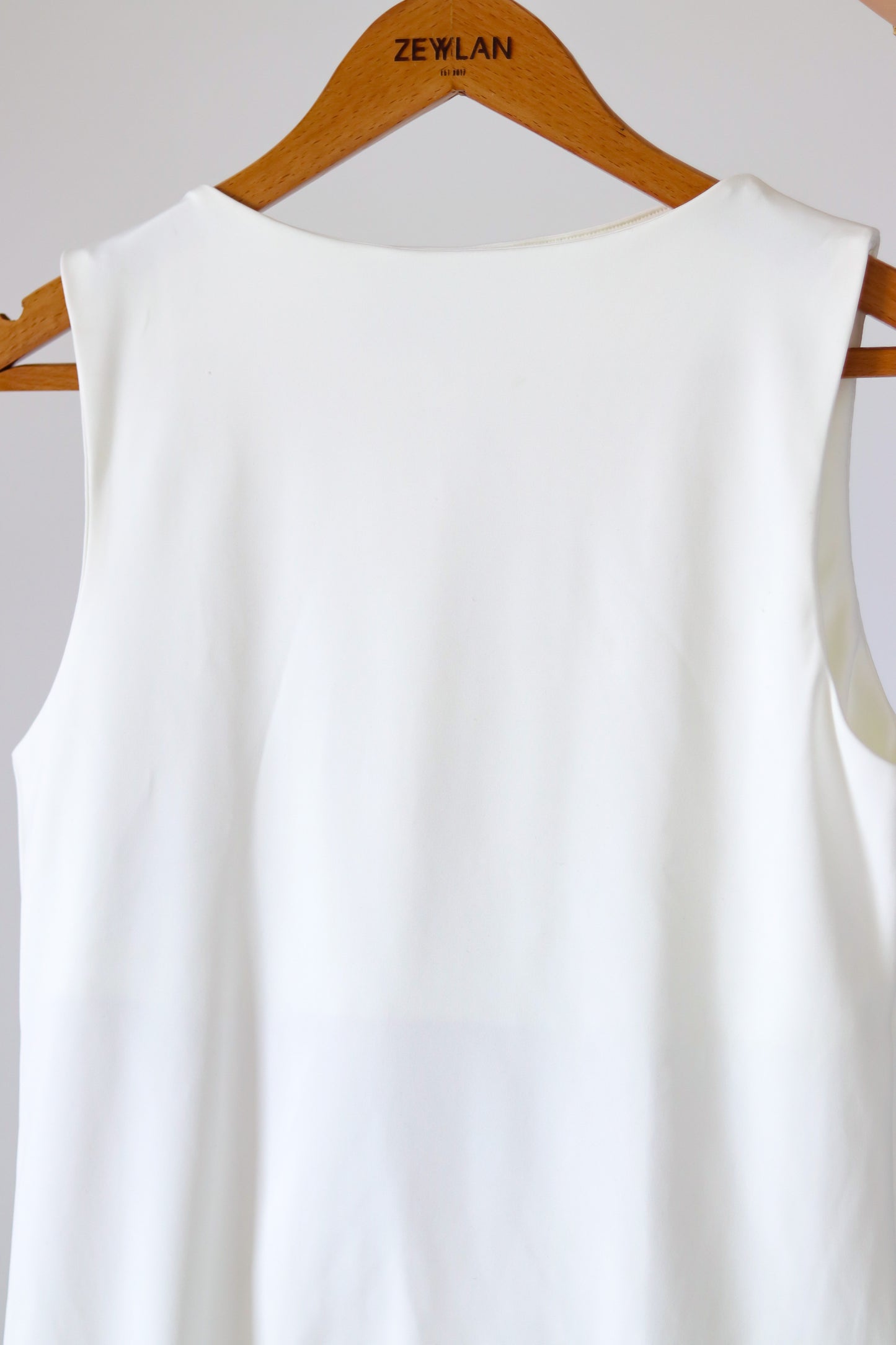 Soft Cloud Sleeveless Top — Offwhite