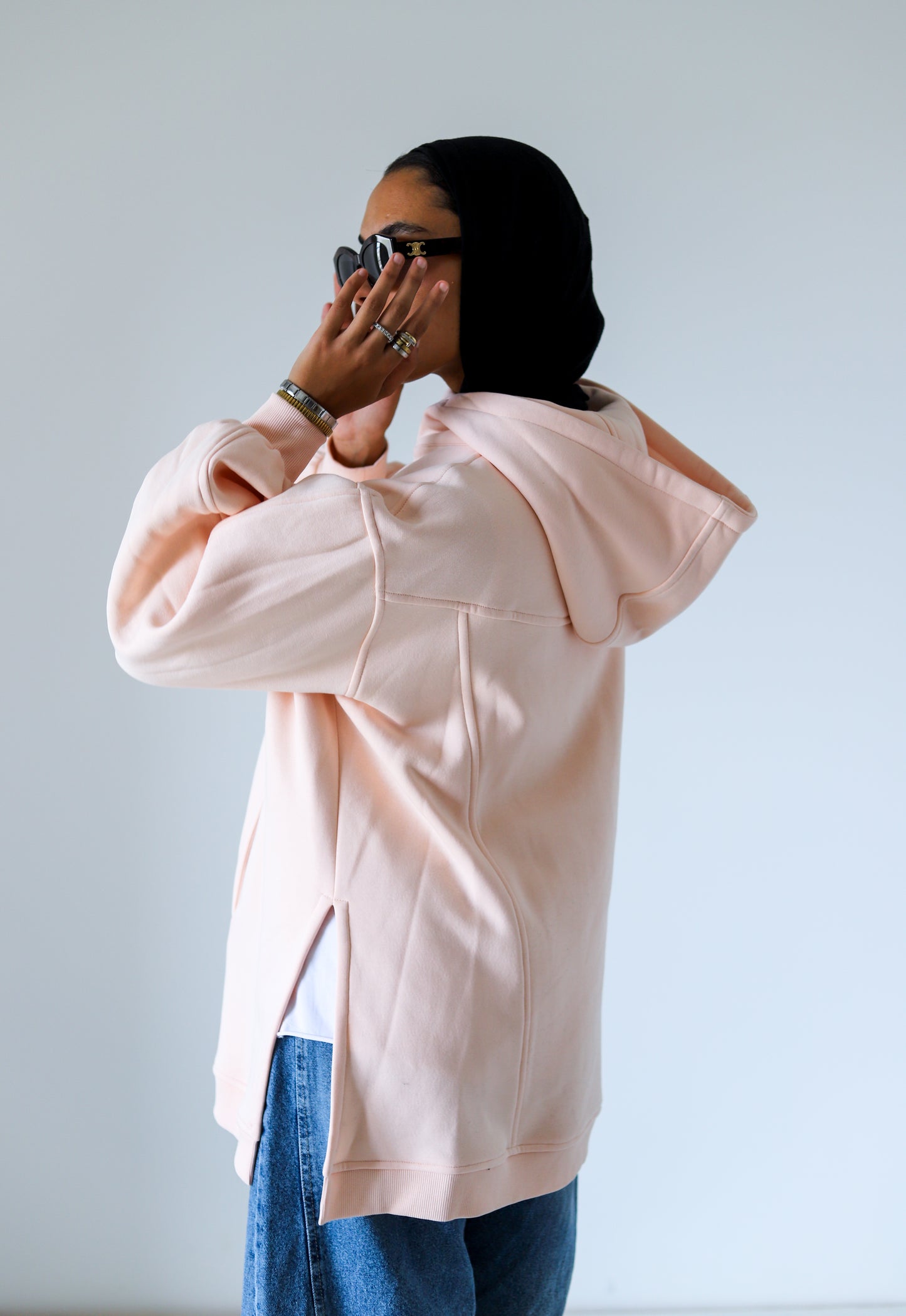 Cozy Hoodie — Baby Pink