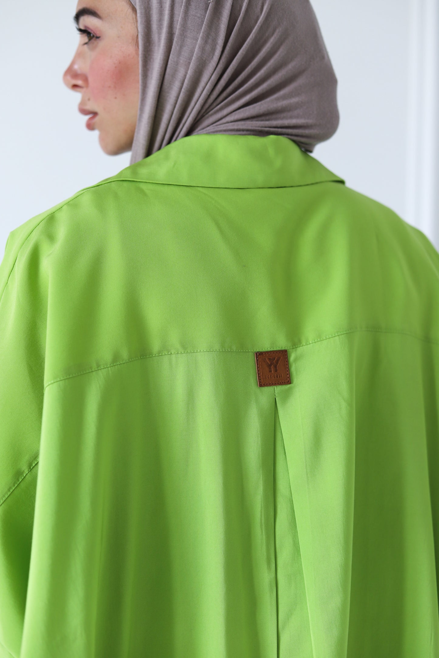 Street-style Shirt — Lime Green