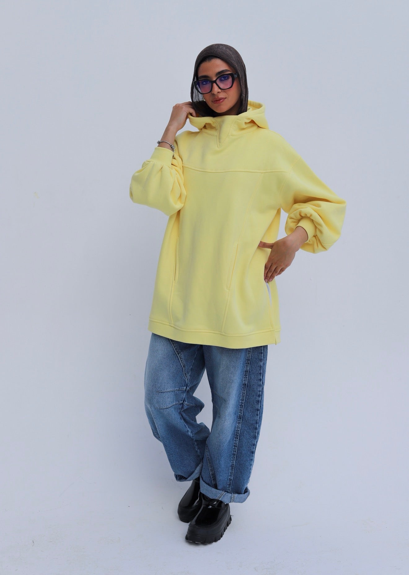 Cozy Hoodie — Butter Yellow