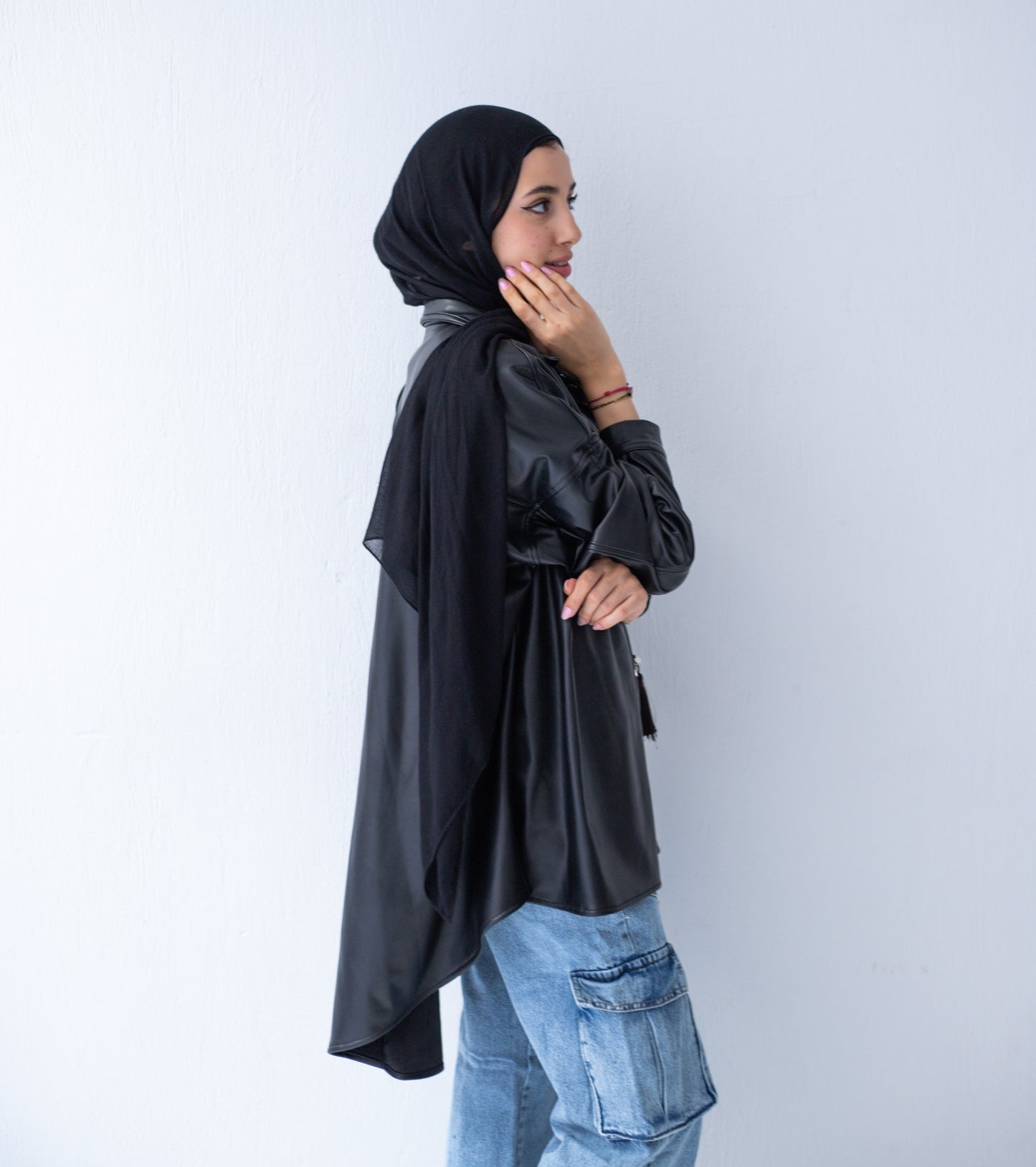 Sufeya Leather Shirt