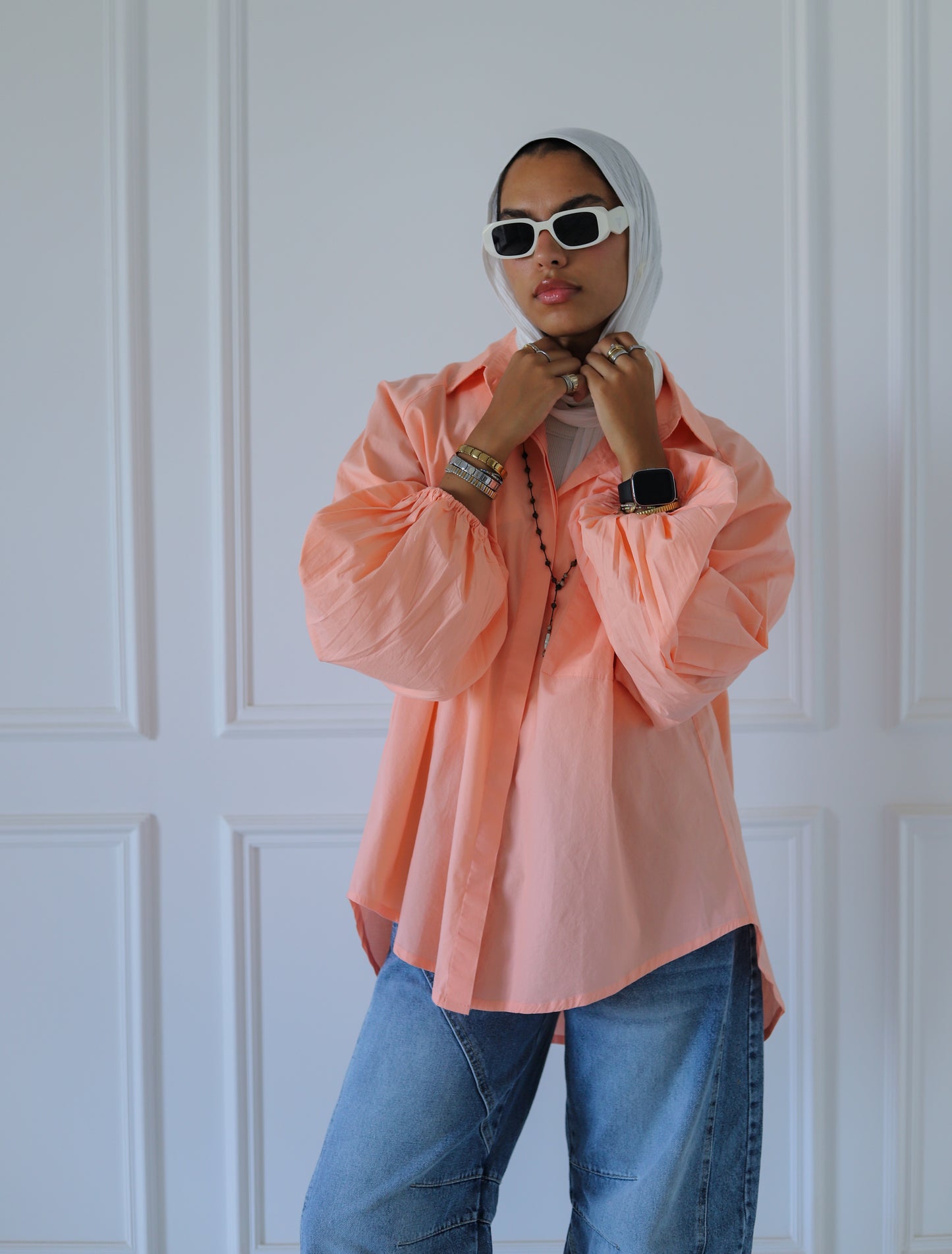 Jumper Sleeves Shirt — Simon