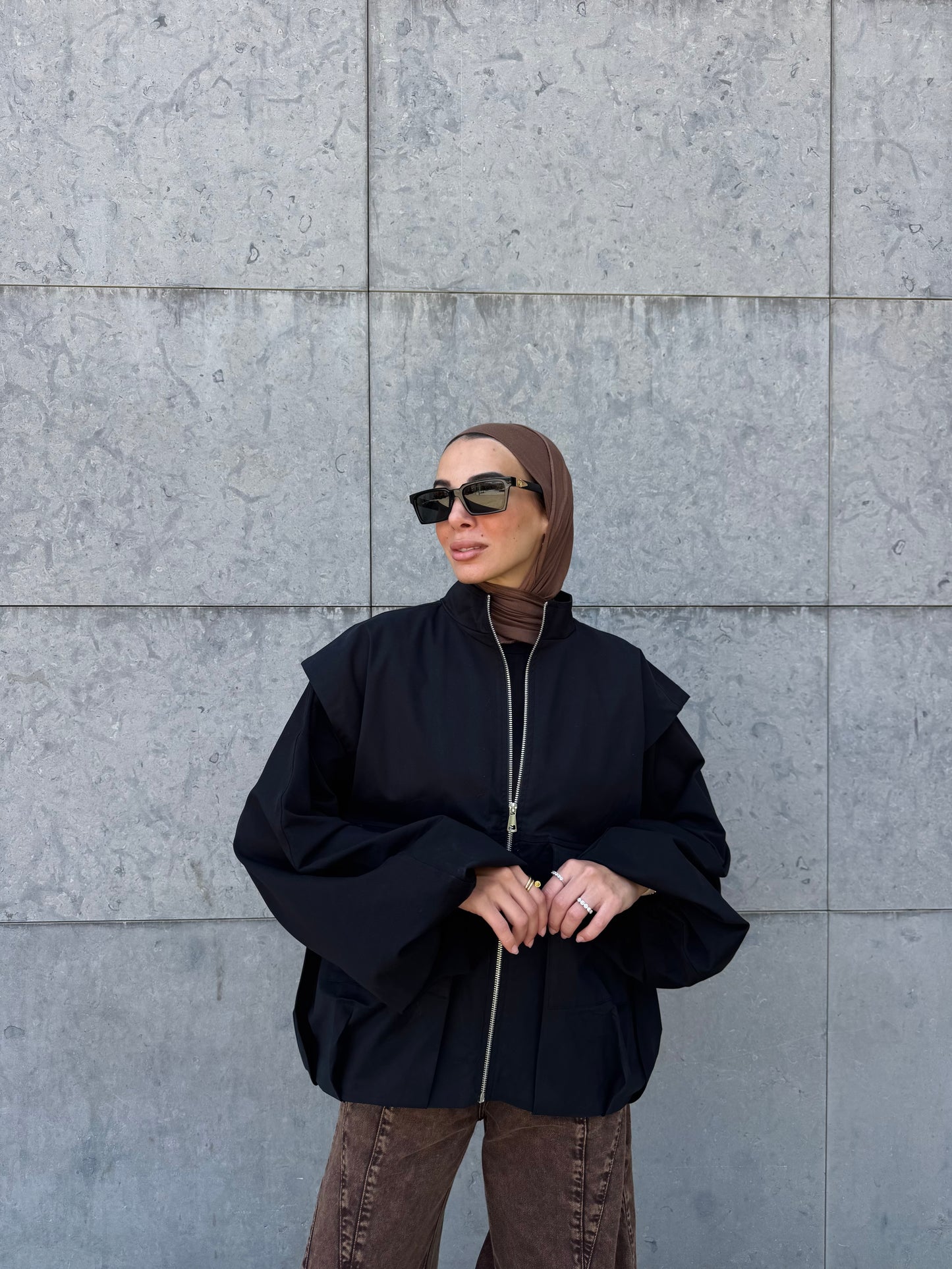 Bomber Vest — Black