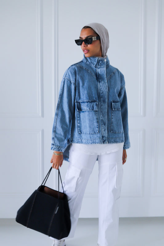 Casual Cruiser Denim Jacket — Blue