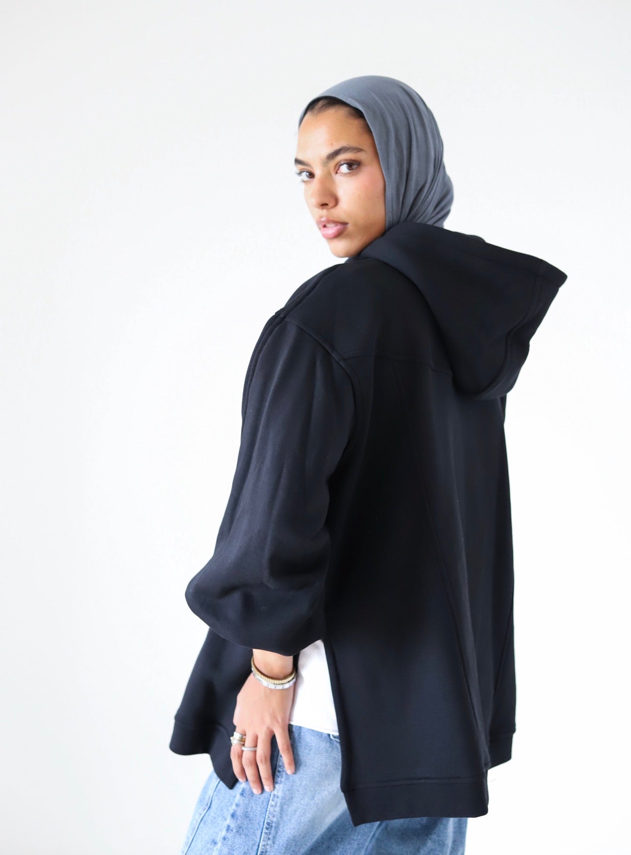 Cozy Hoodie — Black