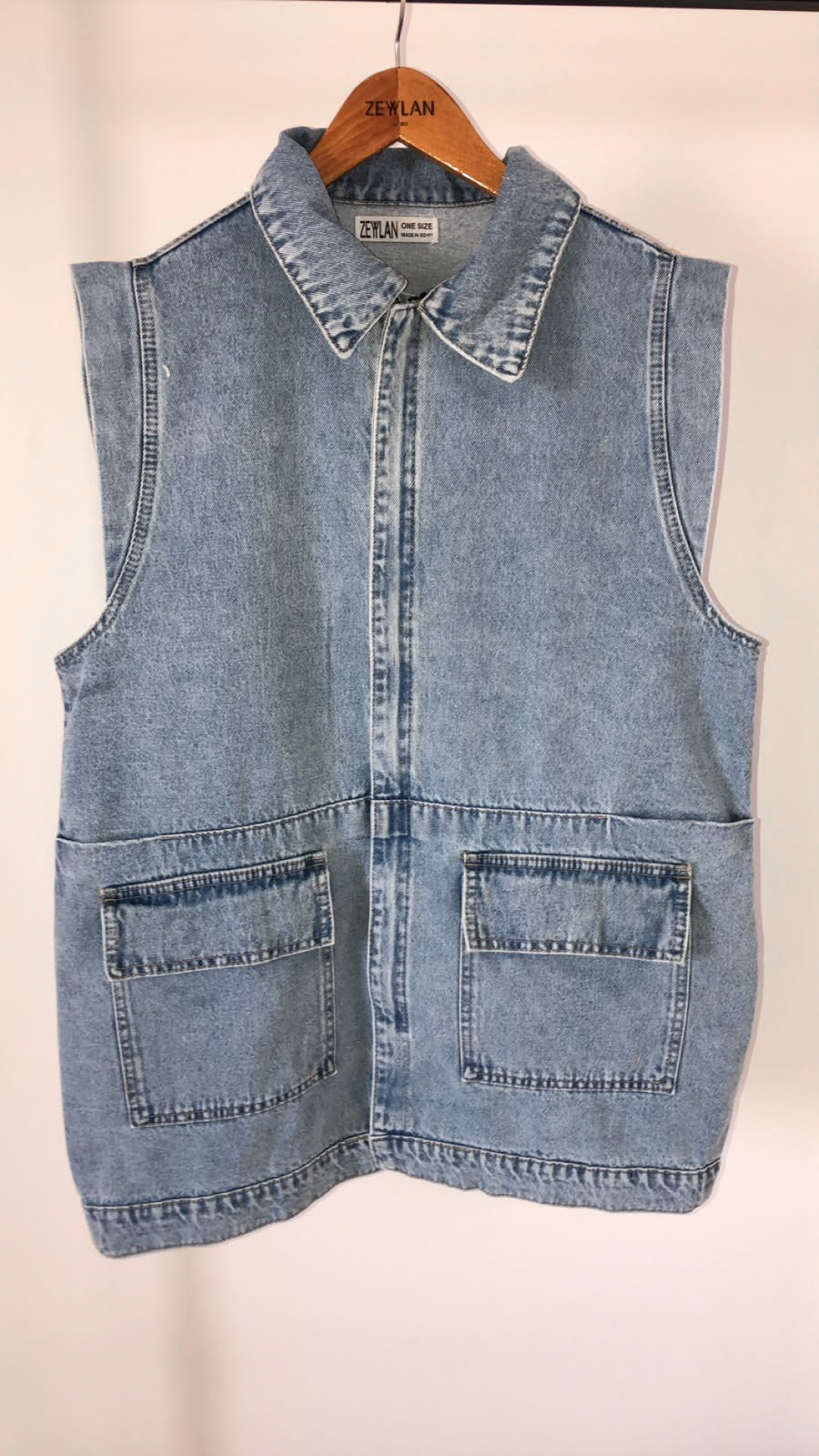 Denim Days Vest — Blue