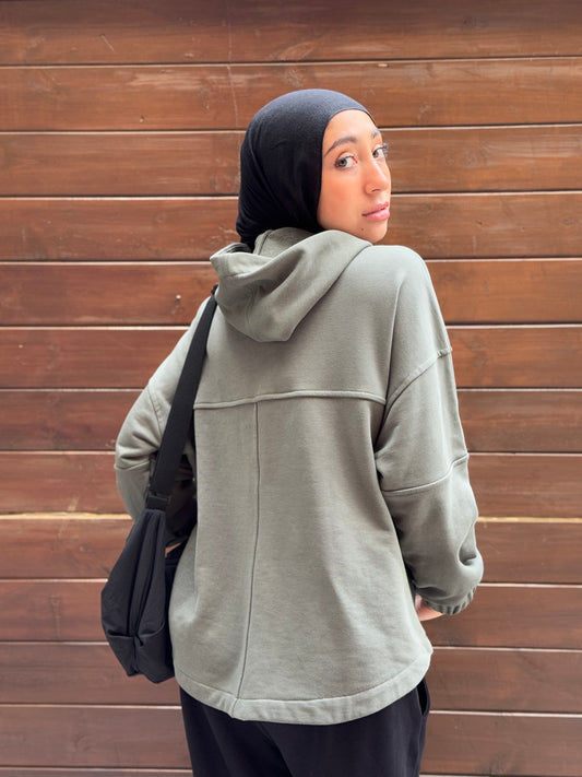 Go Girl Hoodie — Olive