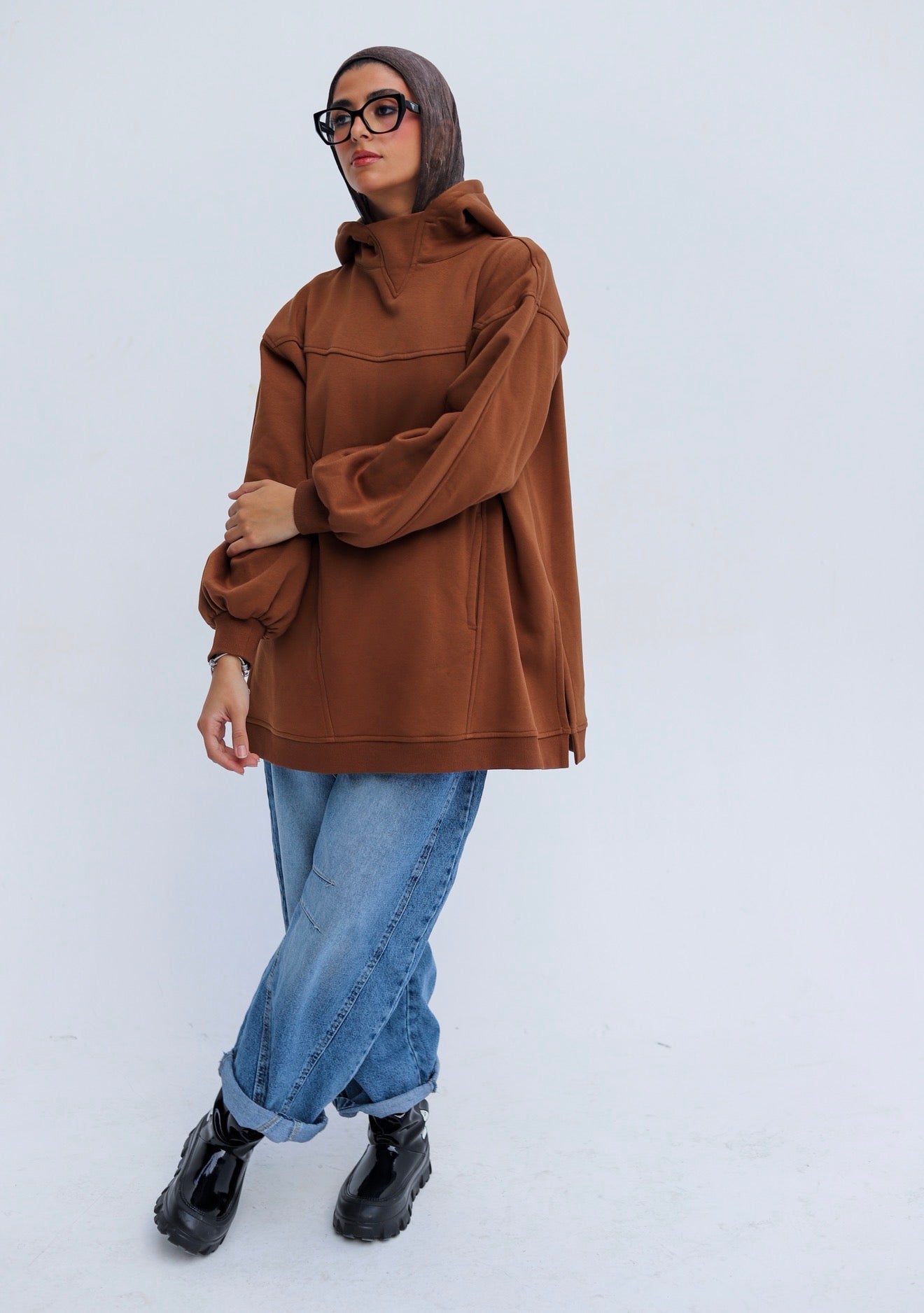 Cozy Hoodie — Brown