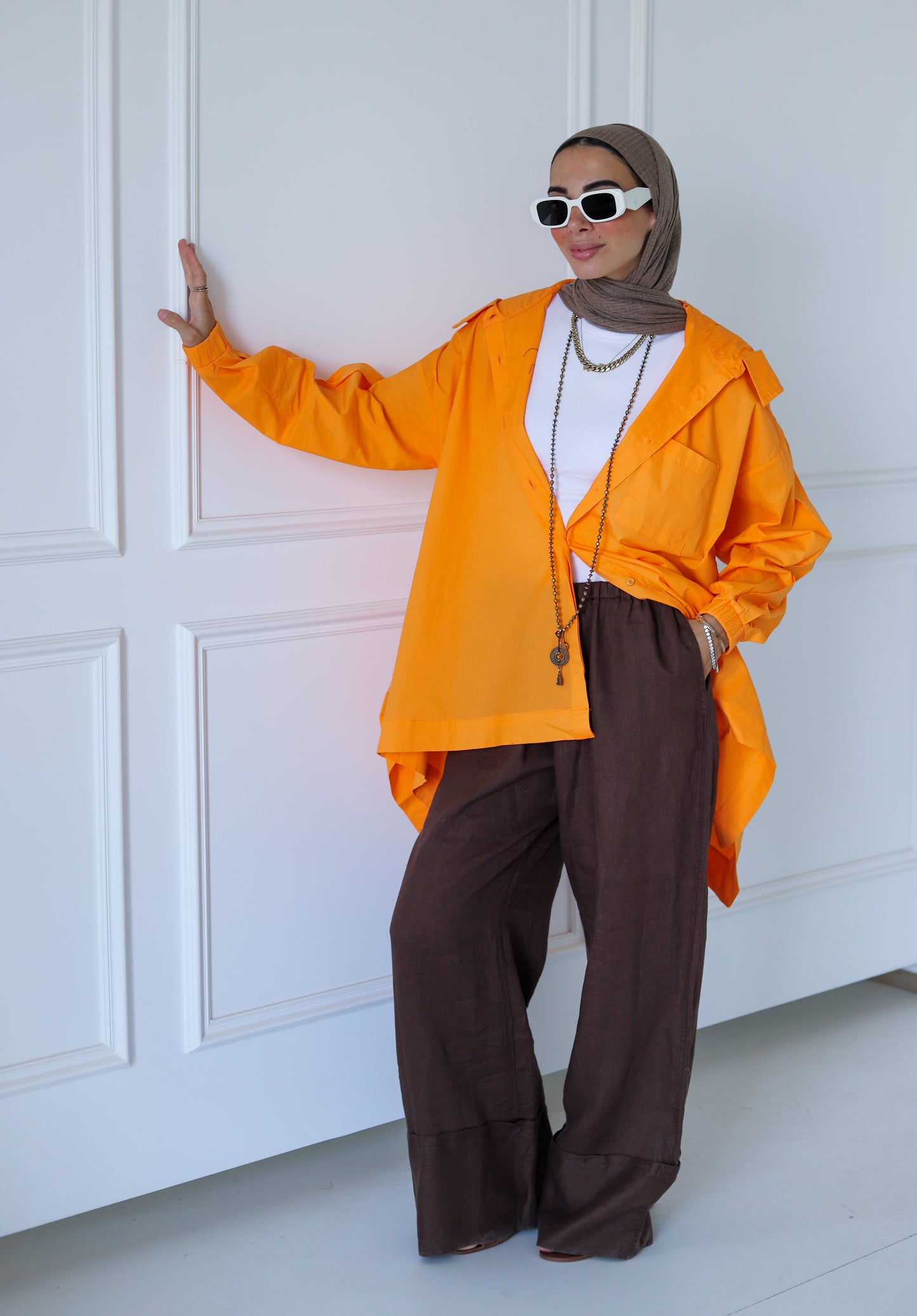 Wiggly Shirt — Orange