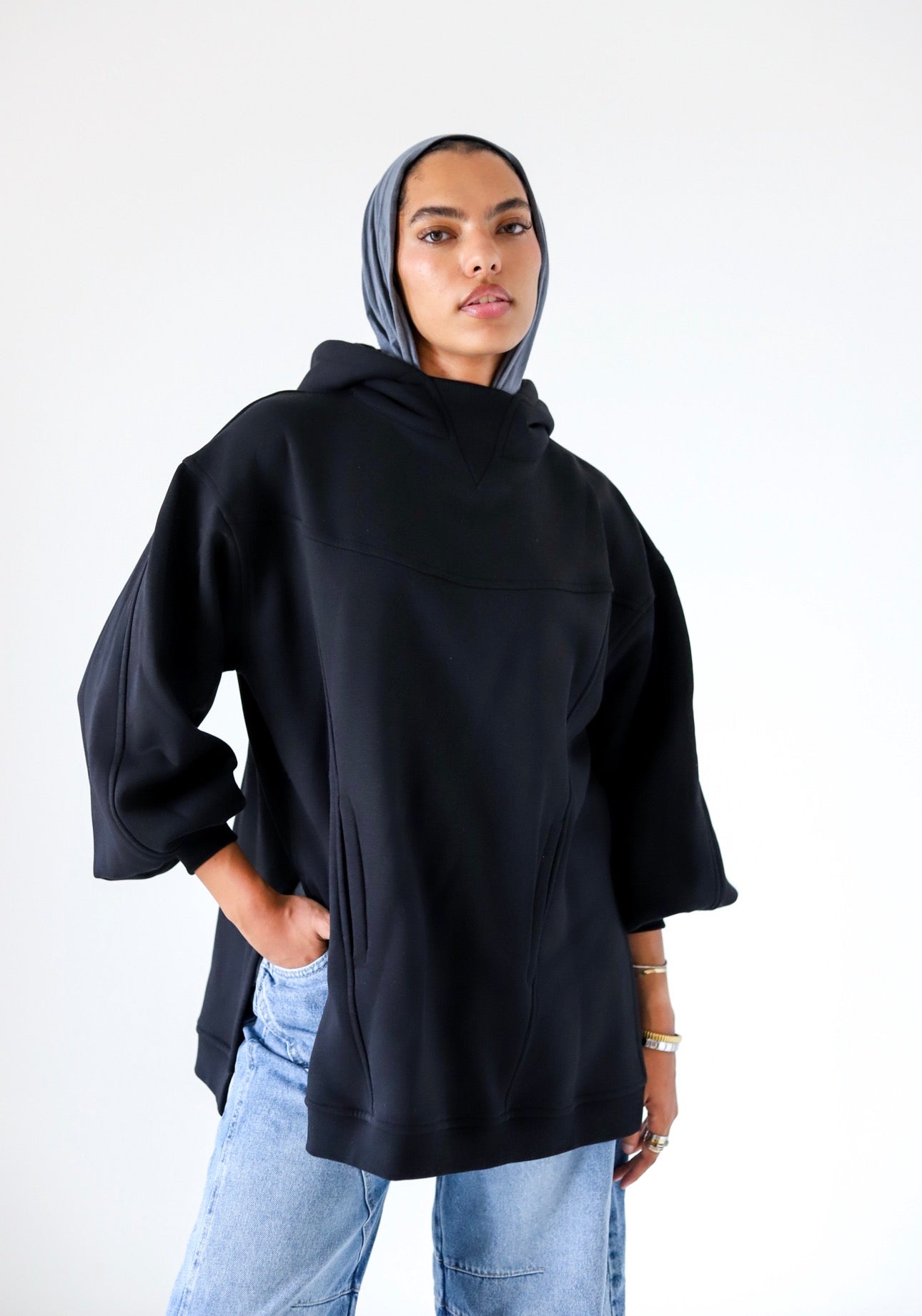 Cozy Hoodie — Black