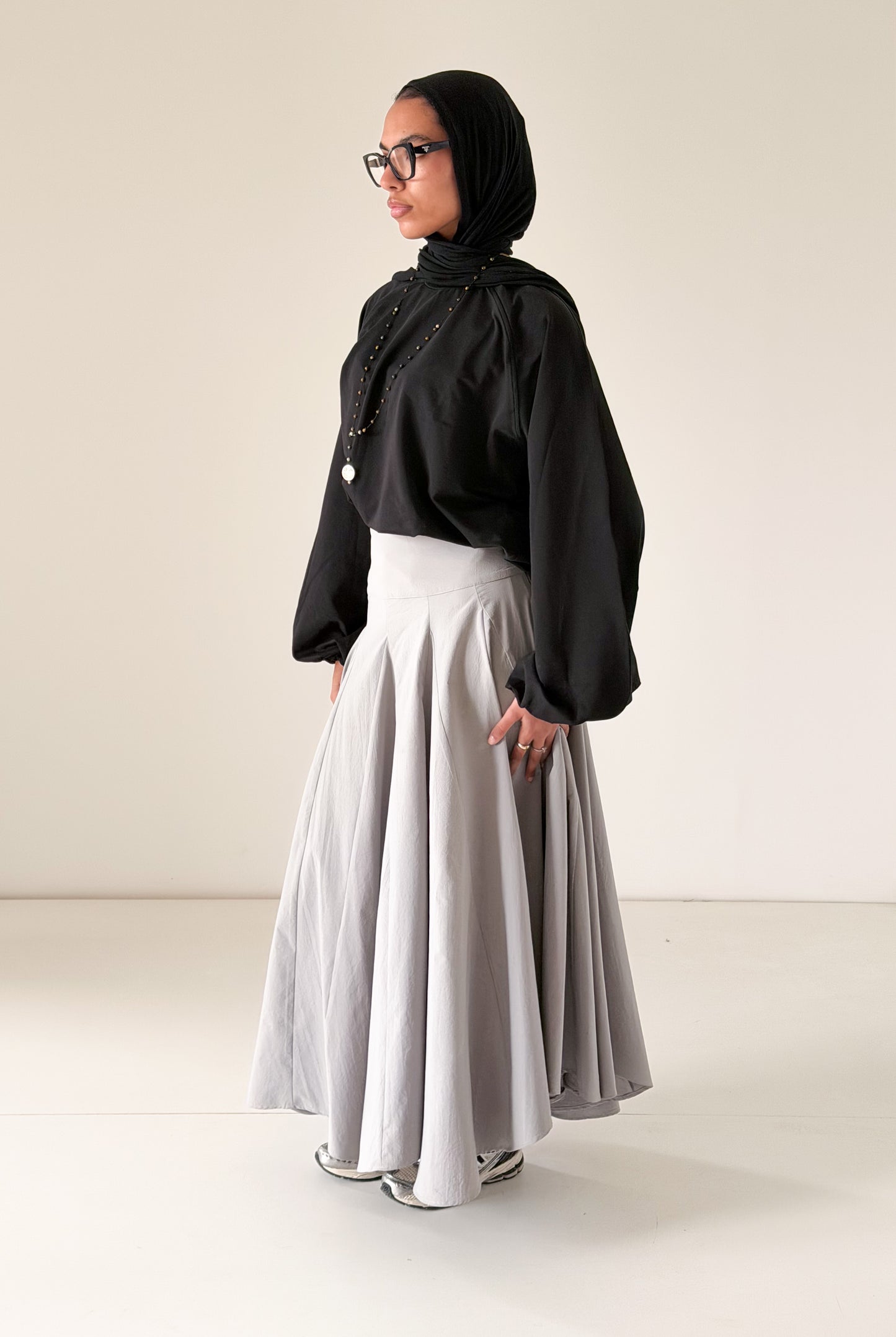 Cloudline Skirt — Gray