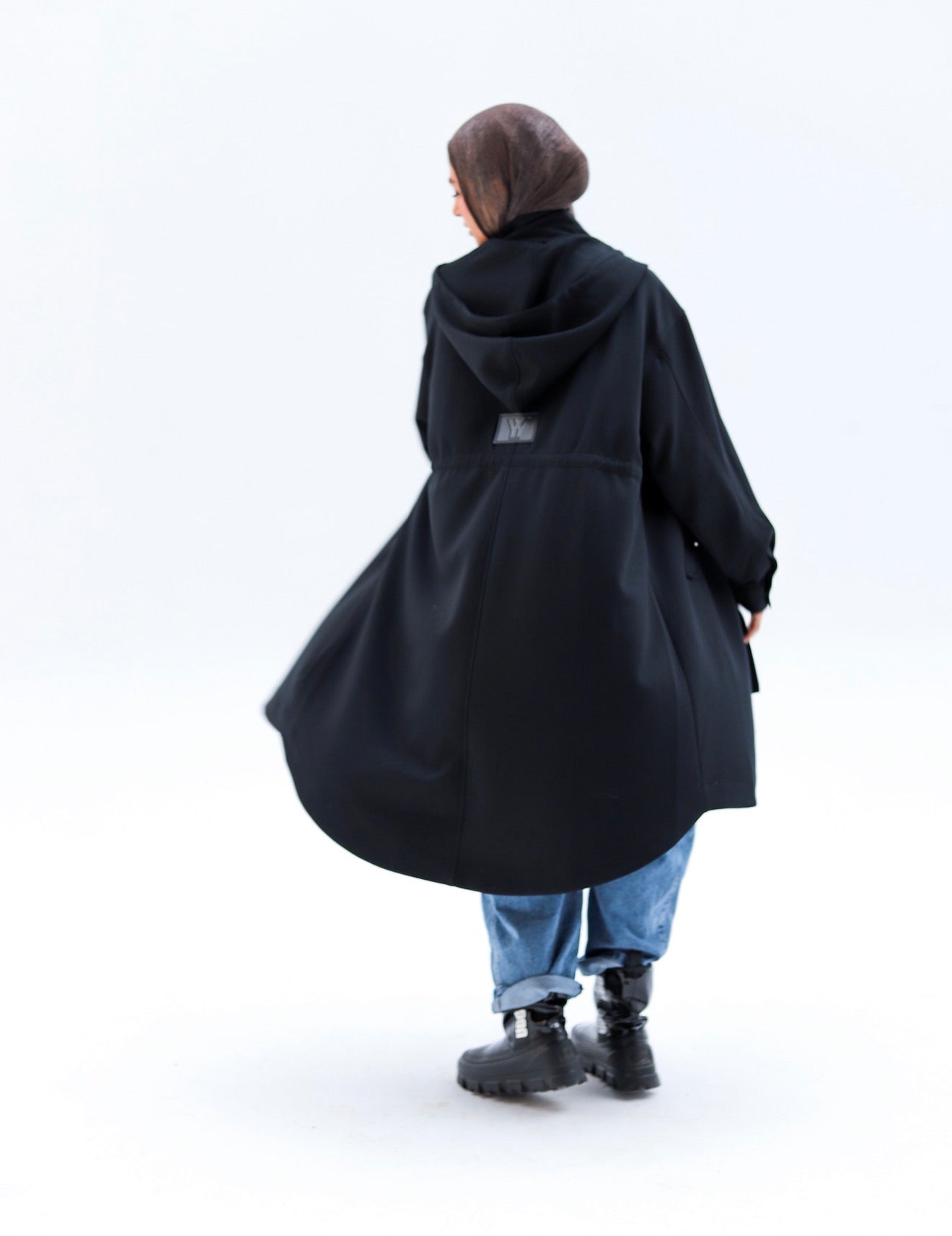 Cloud Long Jacket — Black – ZEYYLAN